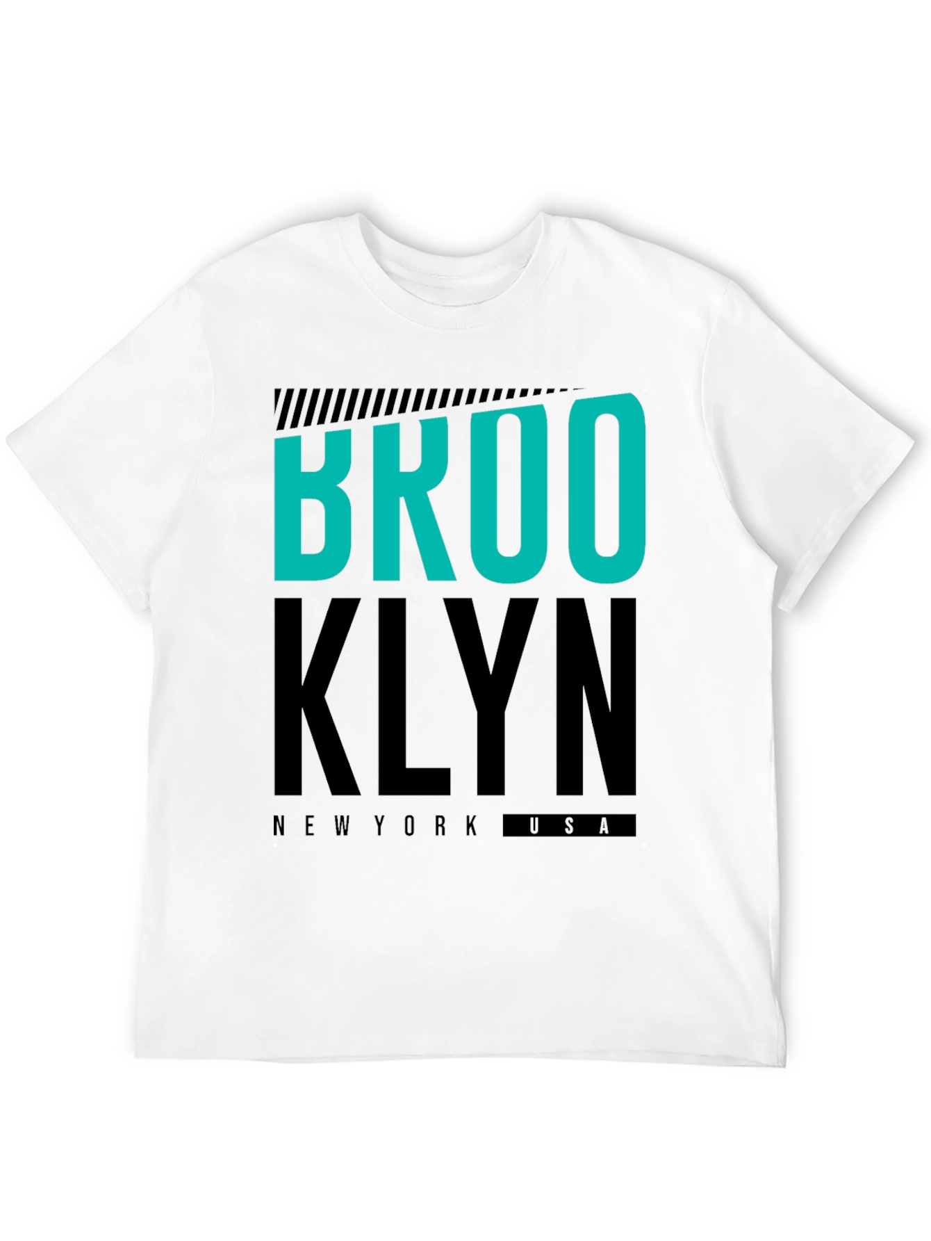 Brooklyn Graphic Tee | Black Crew Neck