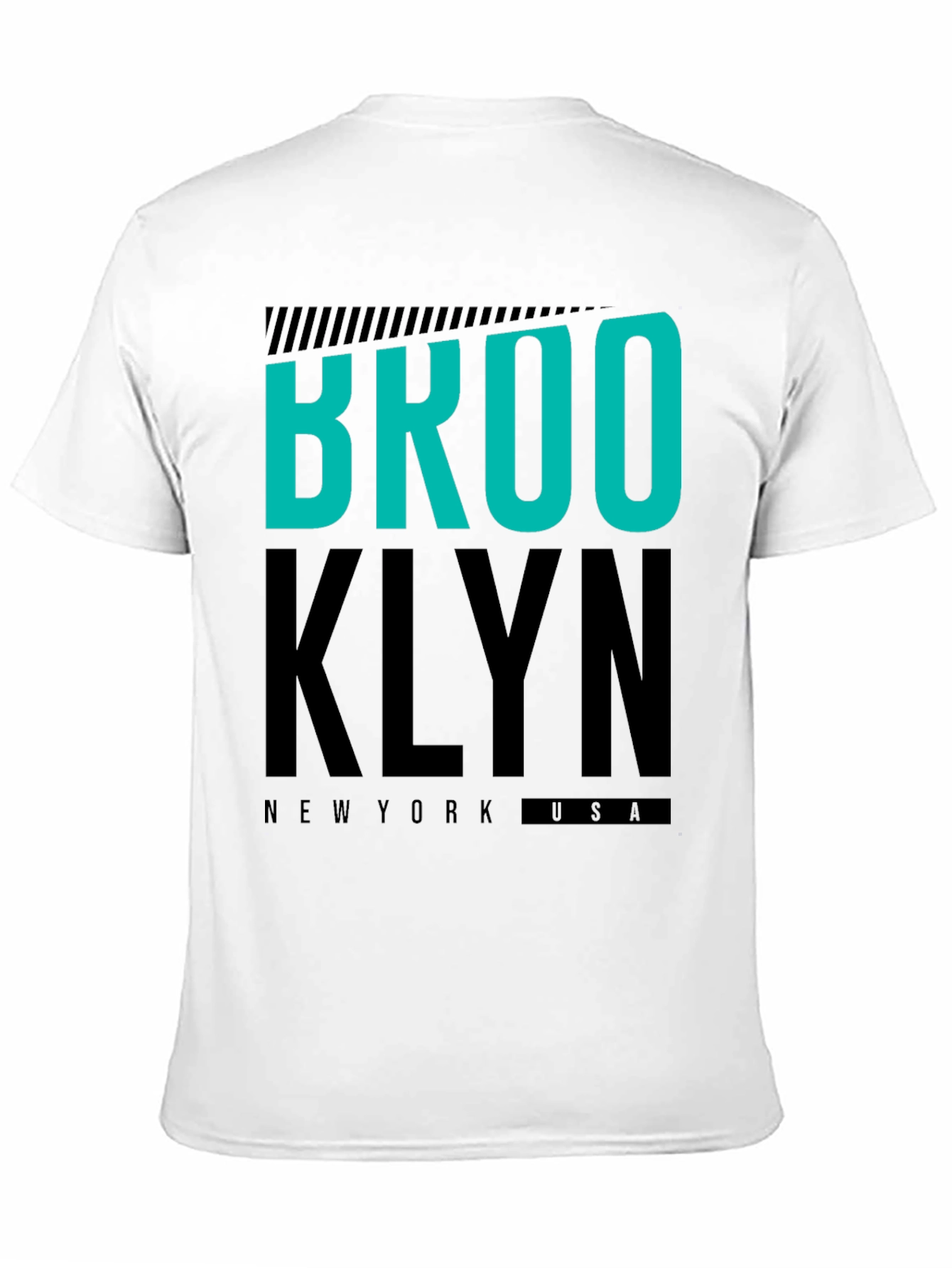 Brooklyn Graphic Tee | Black Crew Neck