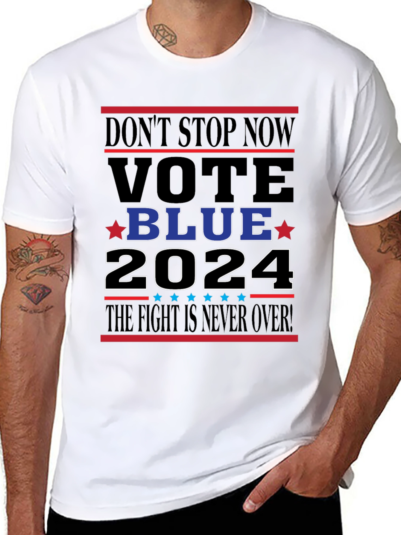 Vote Blue 2024 Graphic Tee