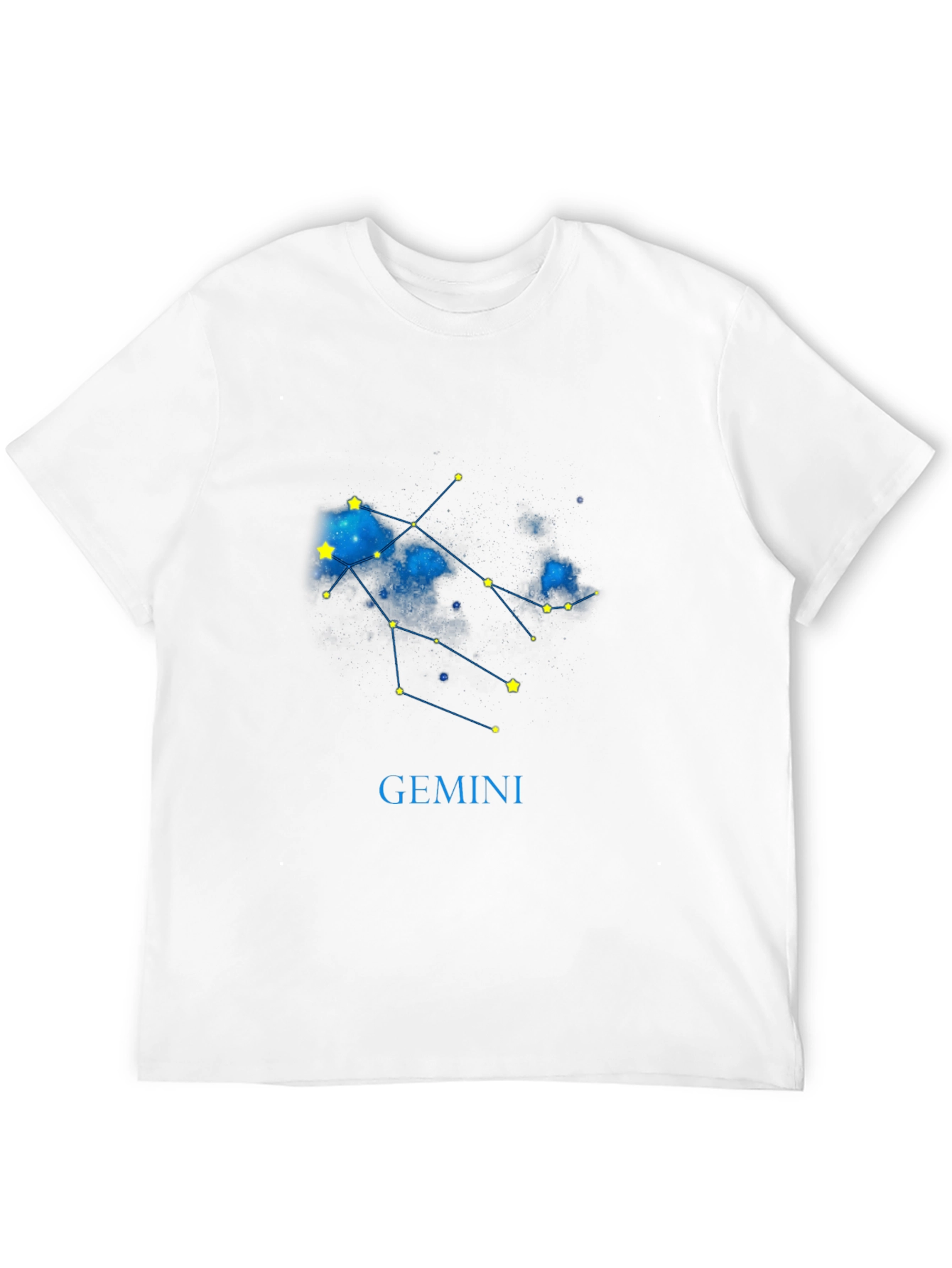Gemini Zodiac T-Shirt - Celestial Star Sign Tee