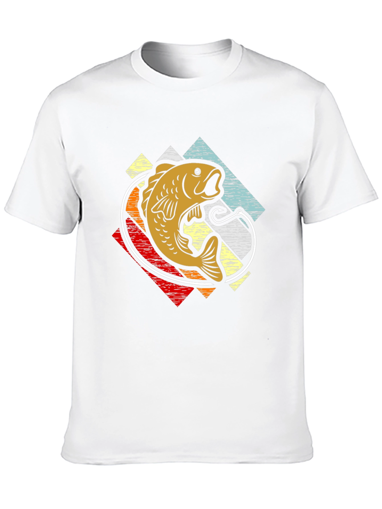 Retro Fishing T-Shirt - Bass Graphic Tee