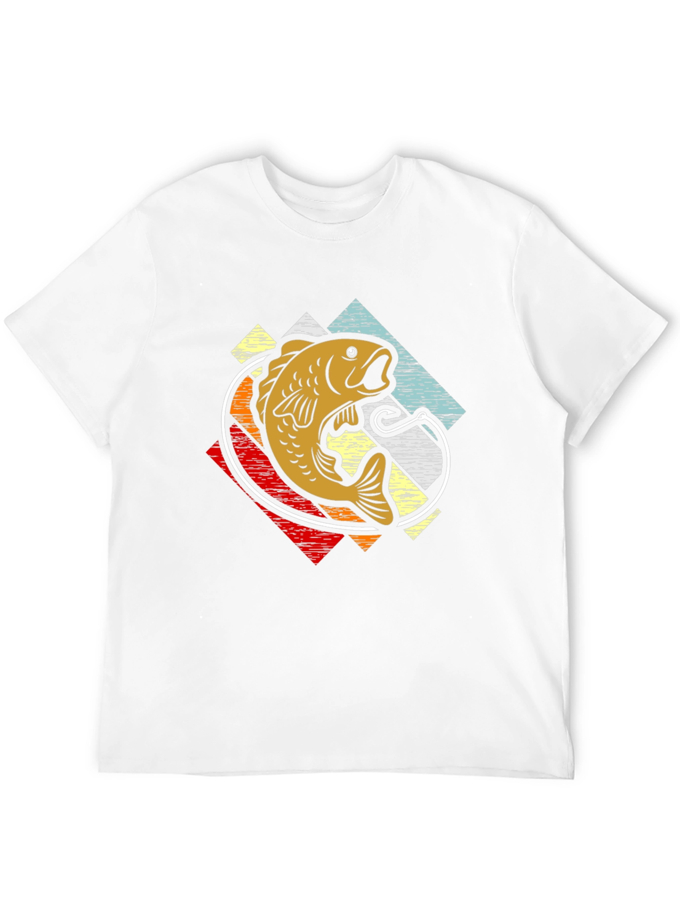 Retro Fishing T-Shirt - Bass Graphic Tee
