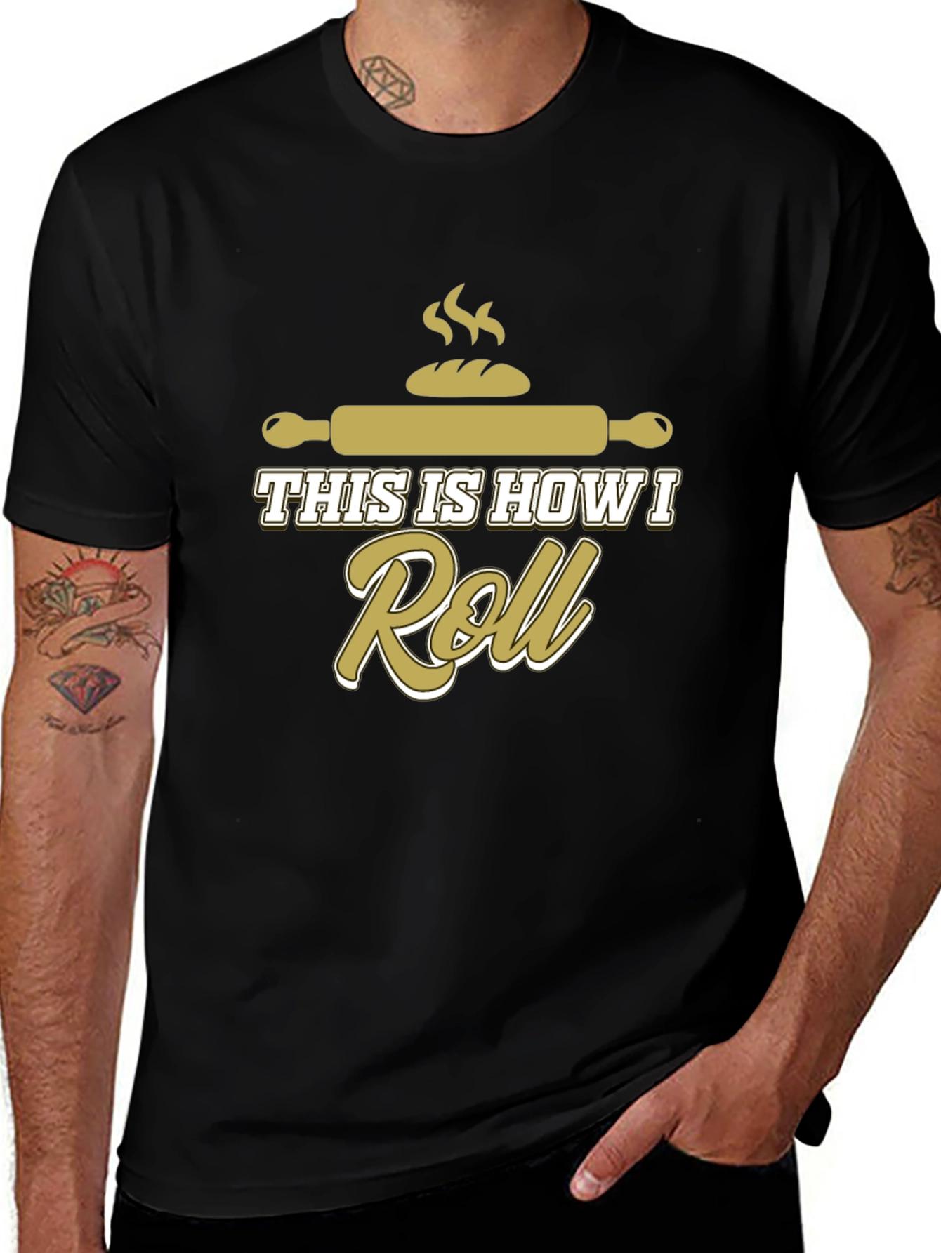 Baking Humor T-Shirt: This Is How I Roll!