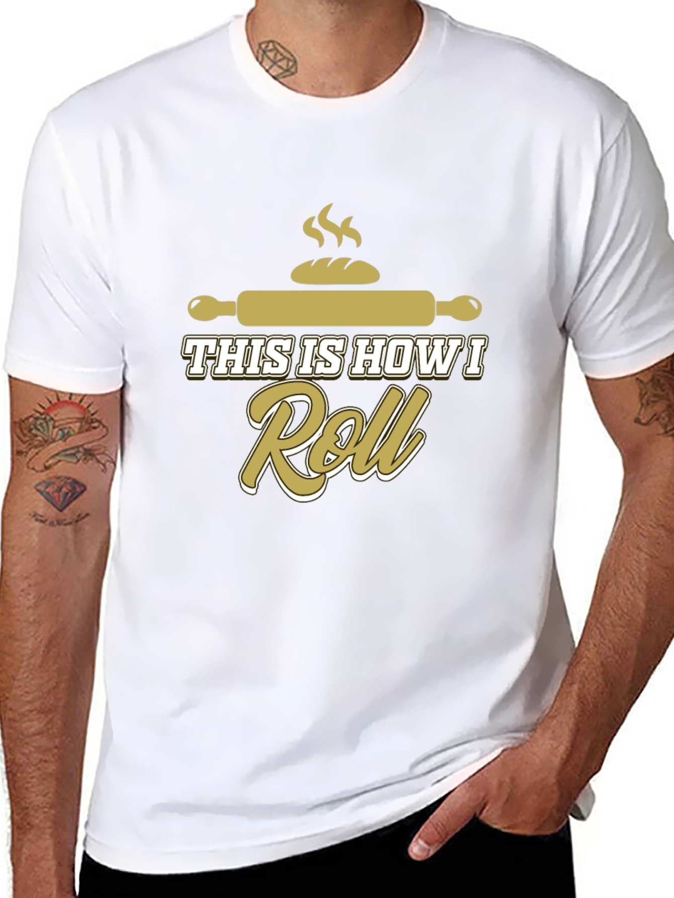 Baking Humor T-Shirt: This Is How I Roll!