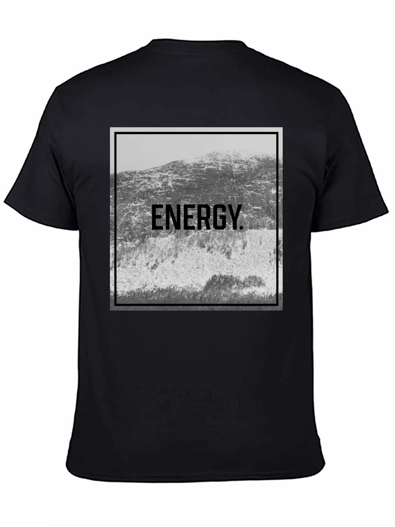 Energy Mountain Graphic Tee - Black
