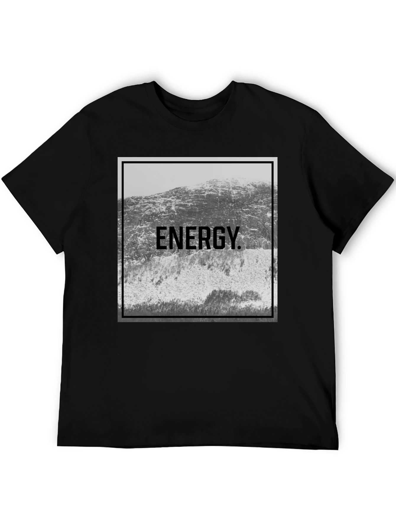 Energy Mountain Graphic Tee - Black