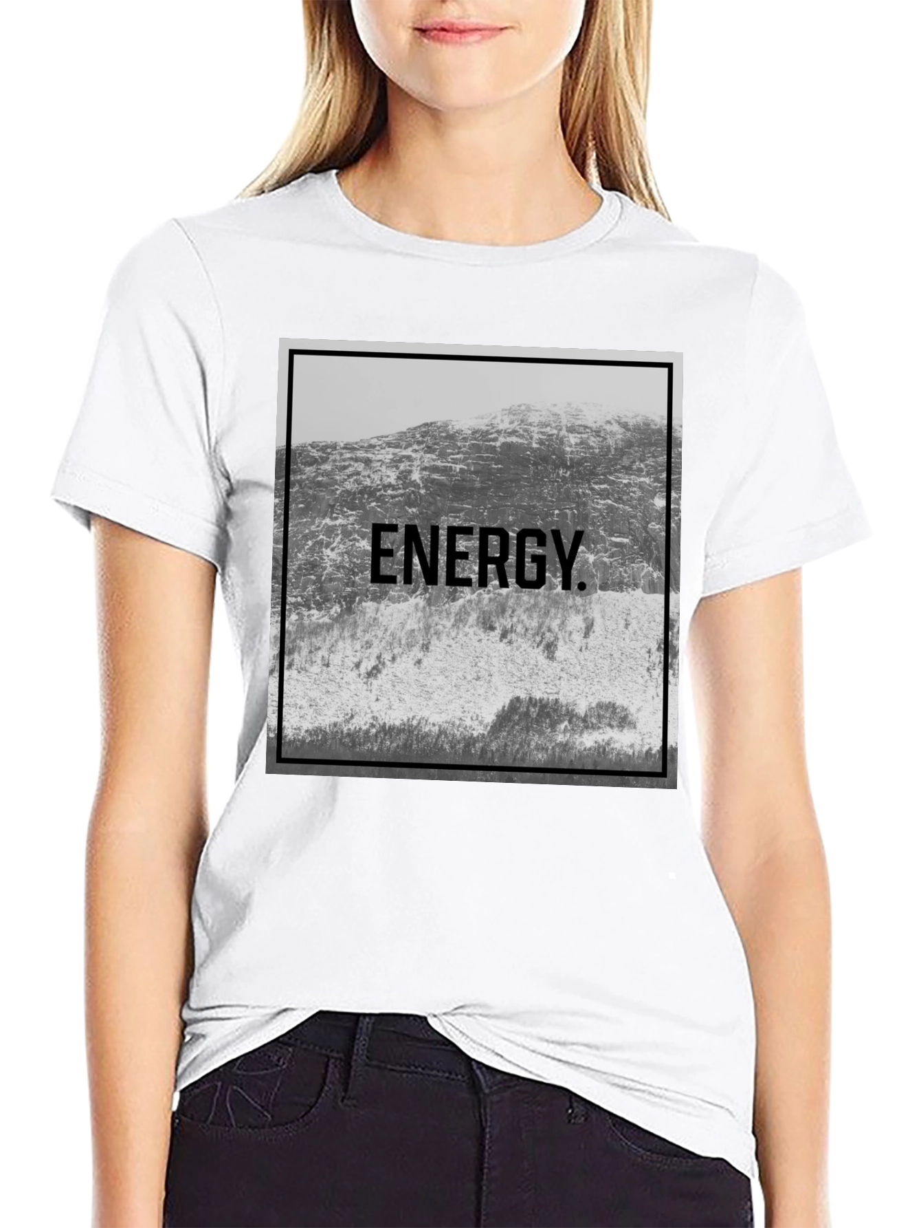 Energy Mountain Graphic Tee - Black