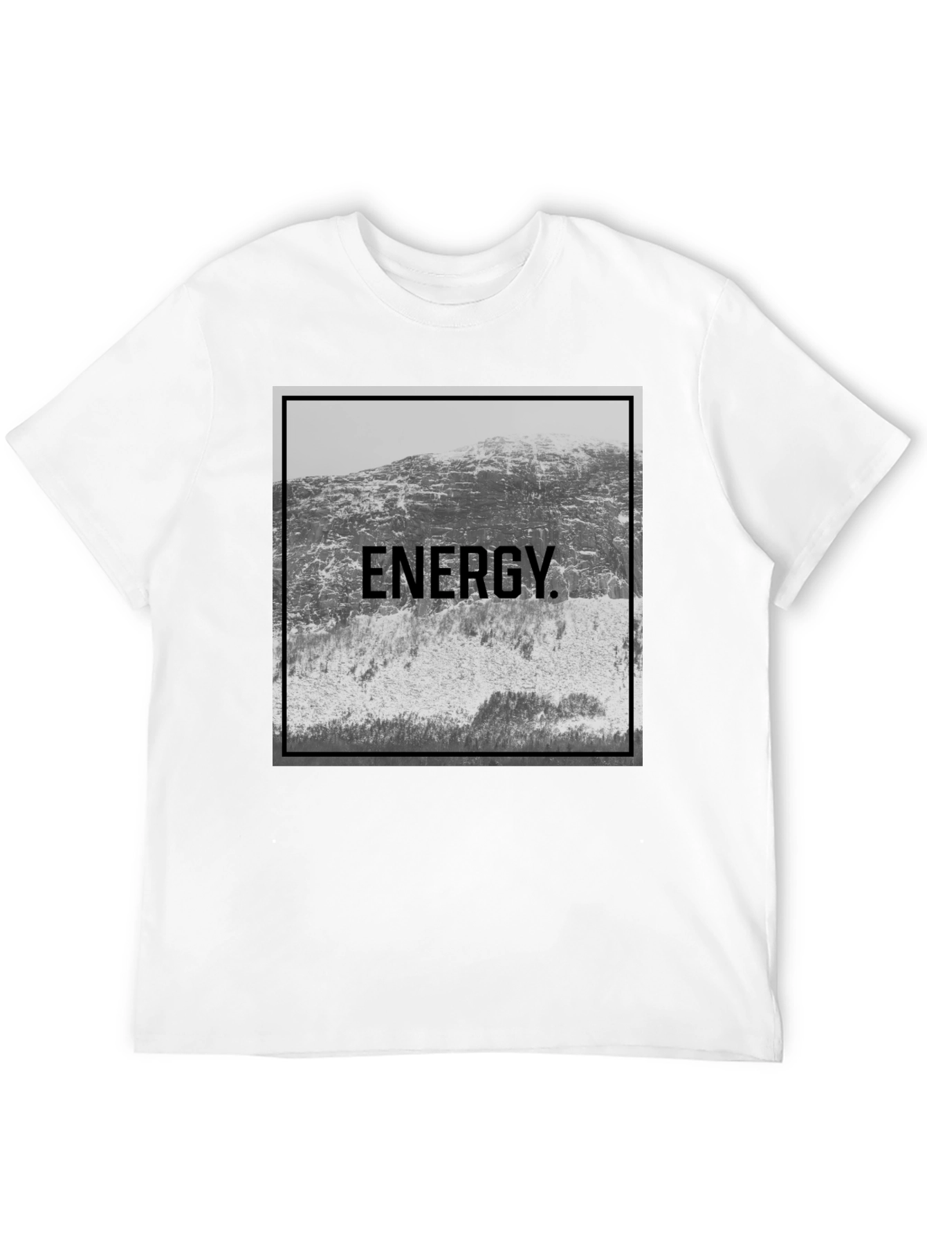 Energy Mountain Graphic Tee - Black
