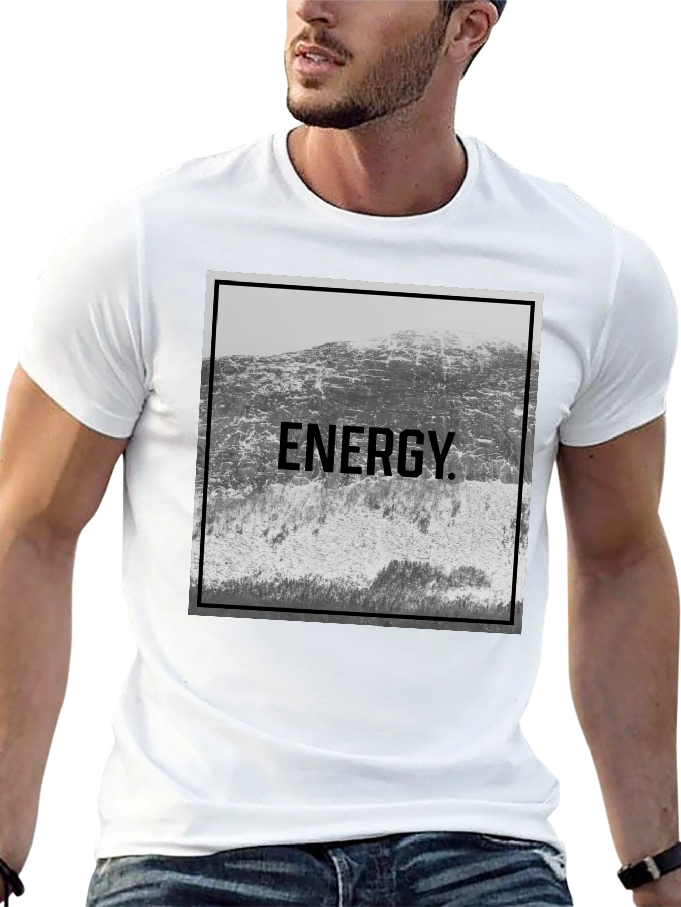 Energy Mountain Graphic Tee - Black