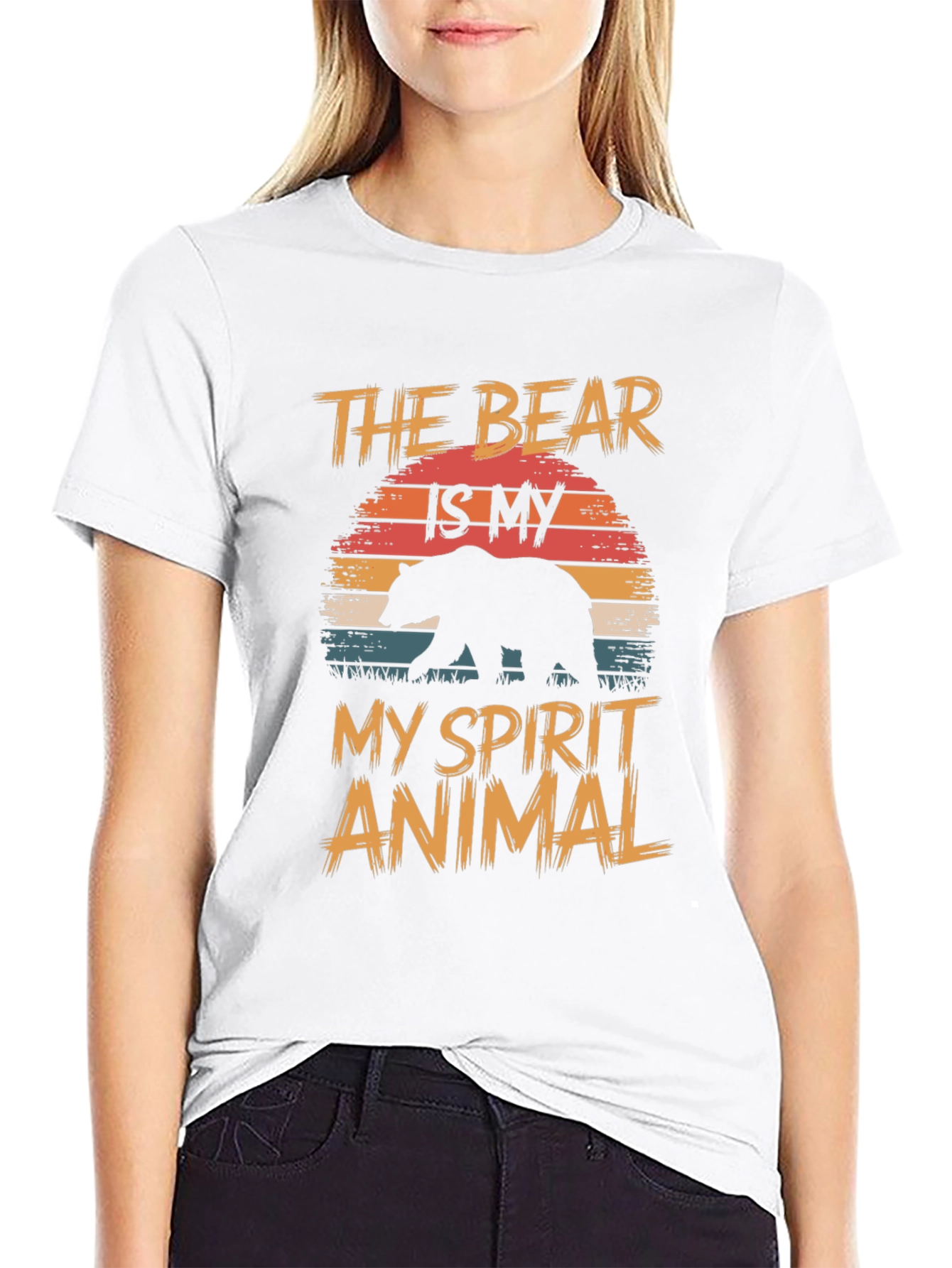 Bear Spirit Animal Graphic Tee