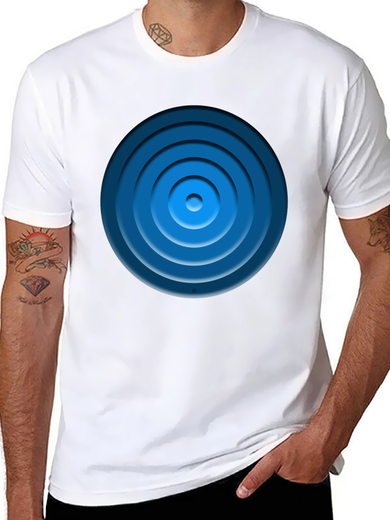 Modern Target Graphic T-Shirt - Soft Cotton Blend