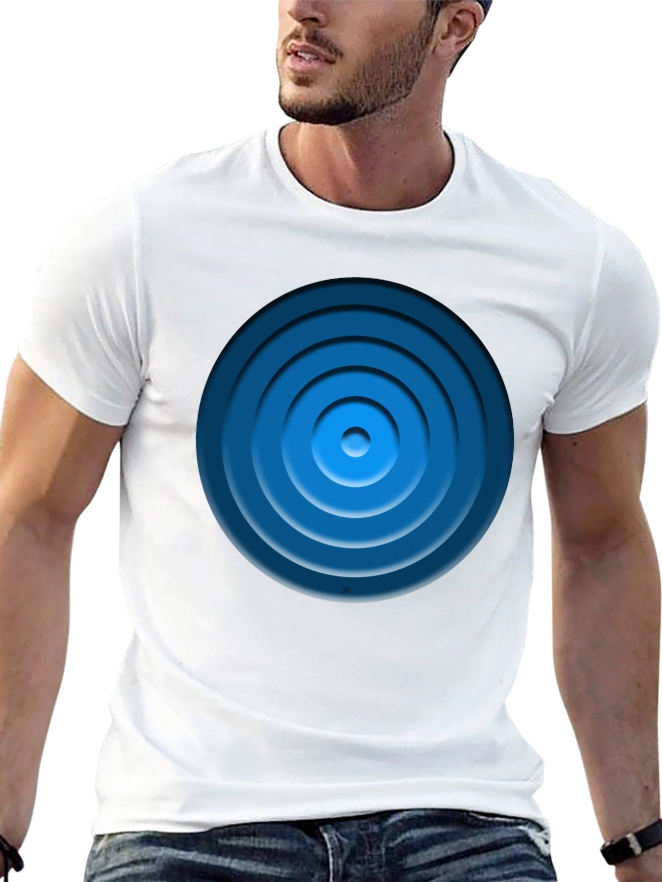 Modern Target Graphic T-Shirt - Soft Cotton Blend