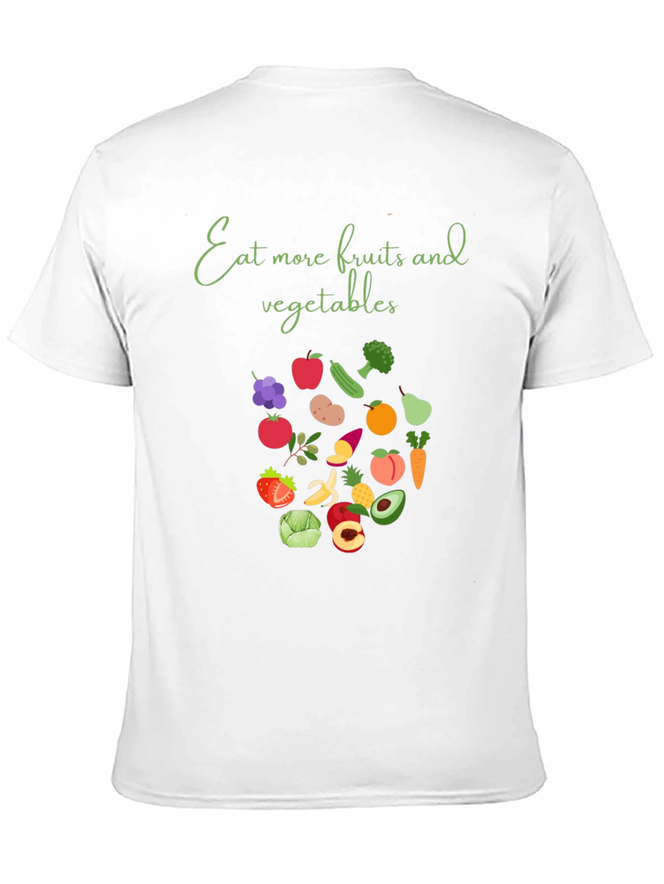 Eat More Fruits & Vegetables Graphic T-Shirt