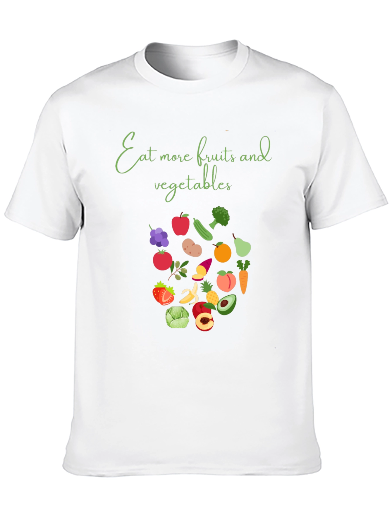 Eat More Fruits & Vegetables Graphic T-Shirt