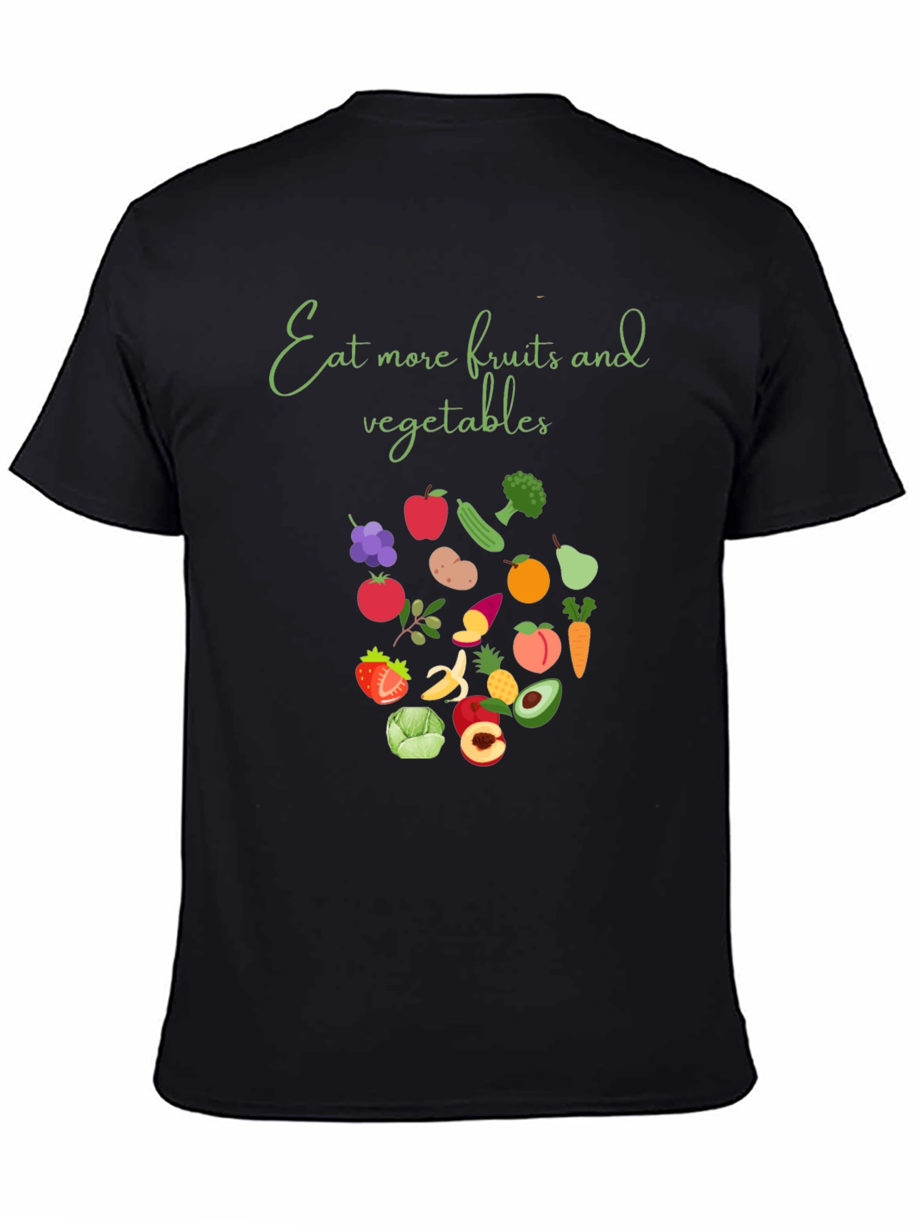 Eat More Fruits & Vegetables Graphic T-Shirt