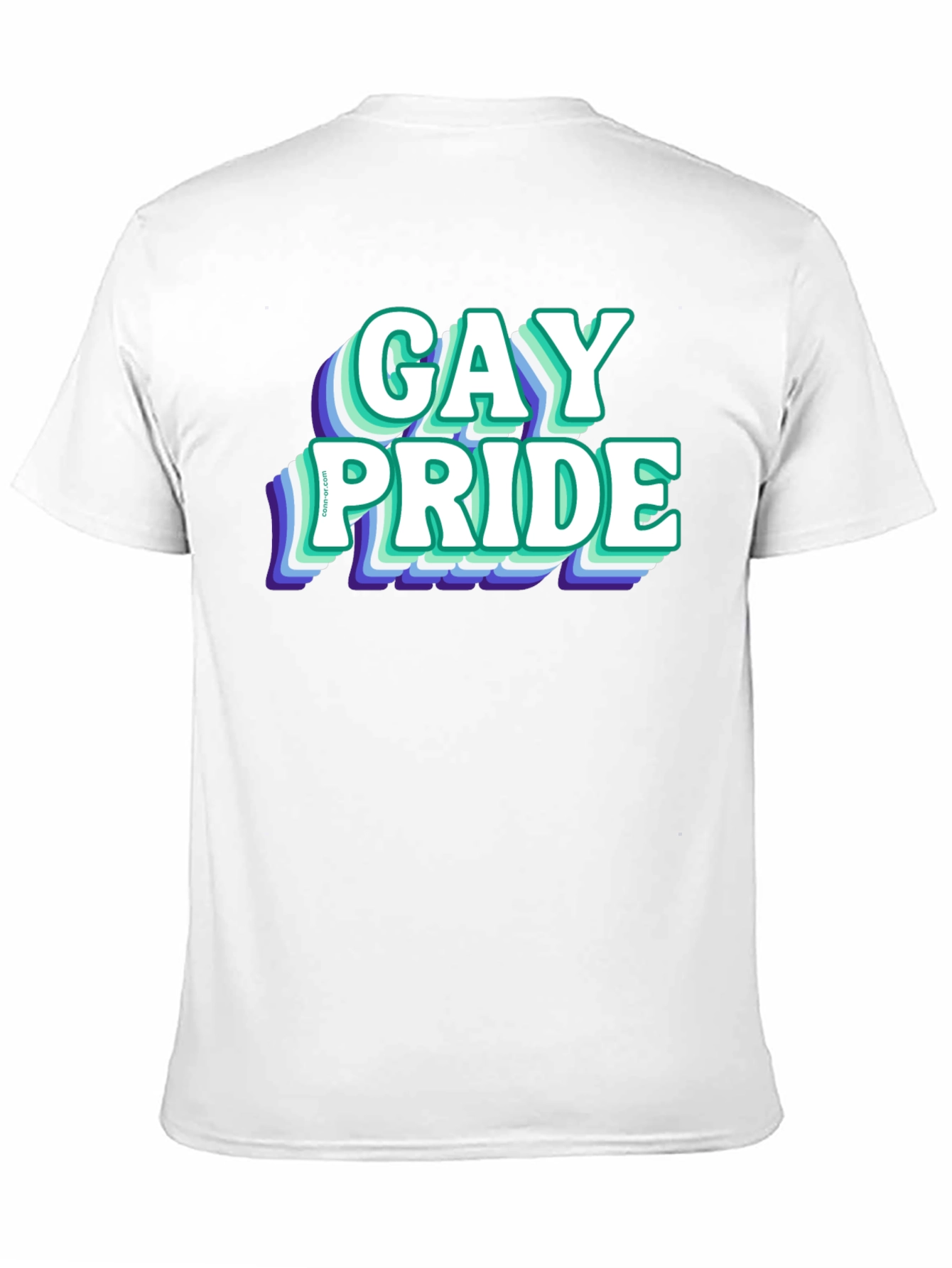 Gay Pride Graphic Tee - Black
