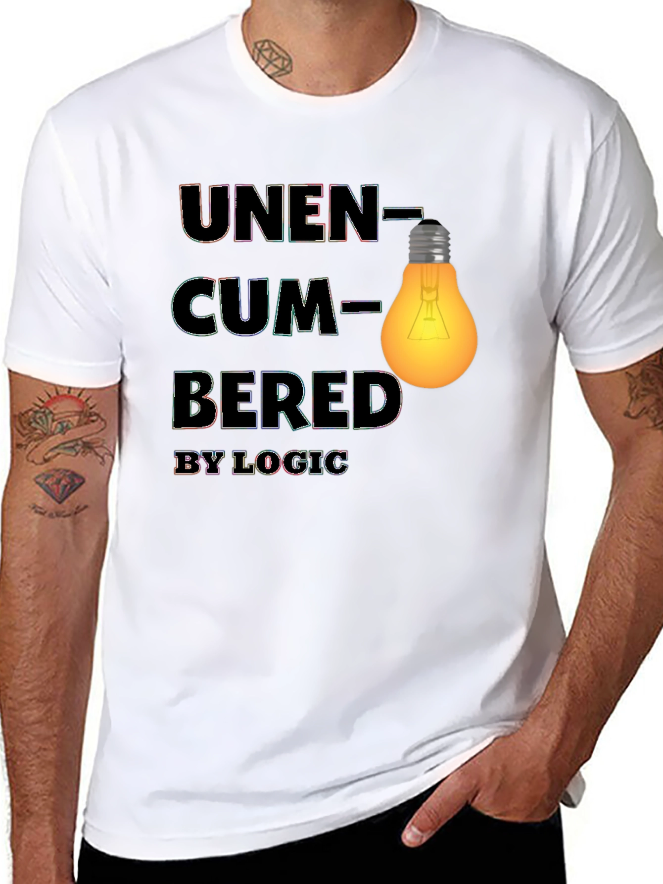 Unencumbered by Logic Graphic Tee