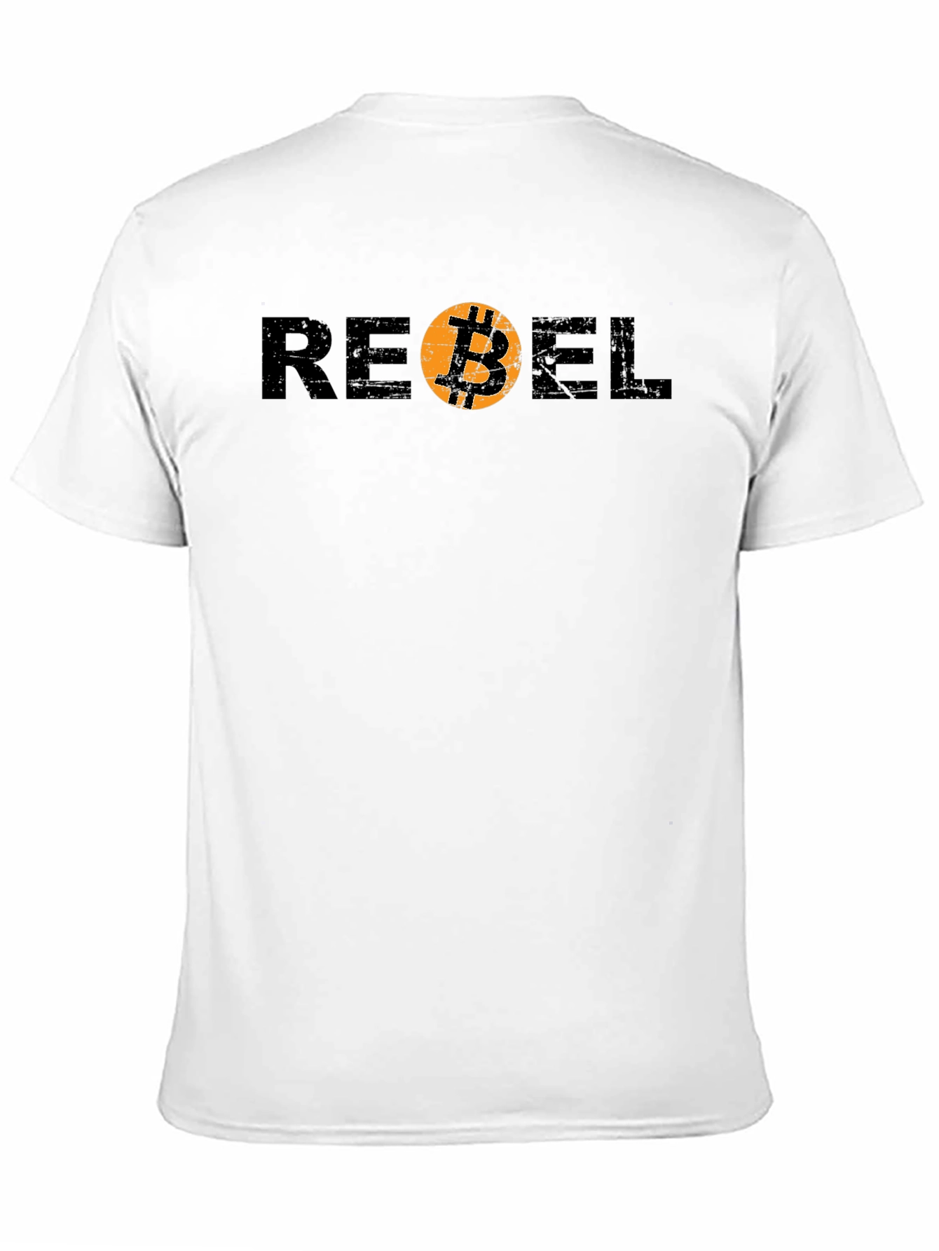 Rebel Bitcoin Graphic Tee - Crypto Currency Shirt