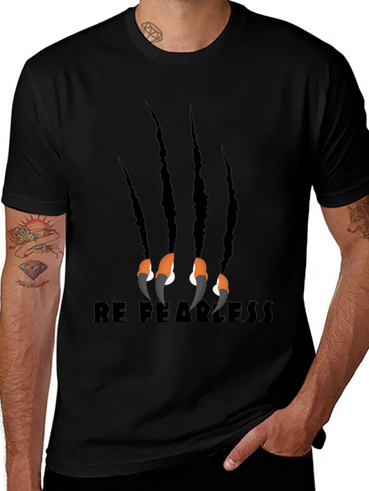 Be Fearless Claw Graphic Black T-Shirt