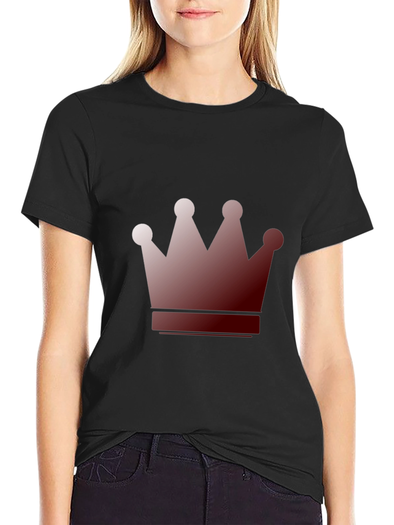 Crown Graphic Tee - Black