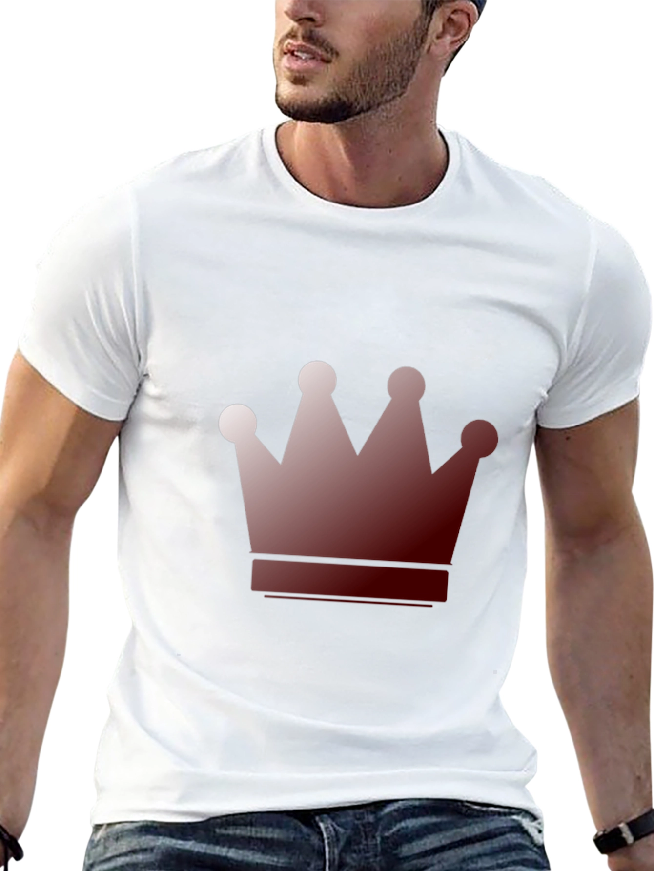 Crown Graphic Tee - Black