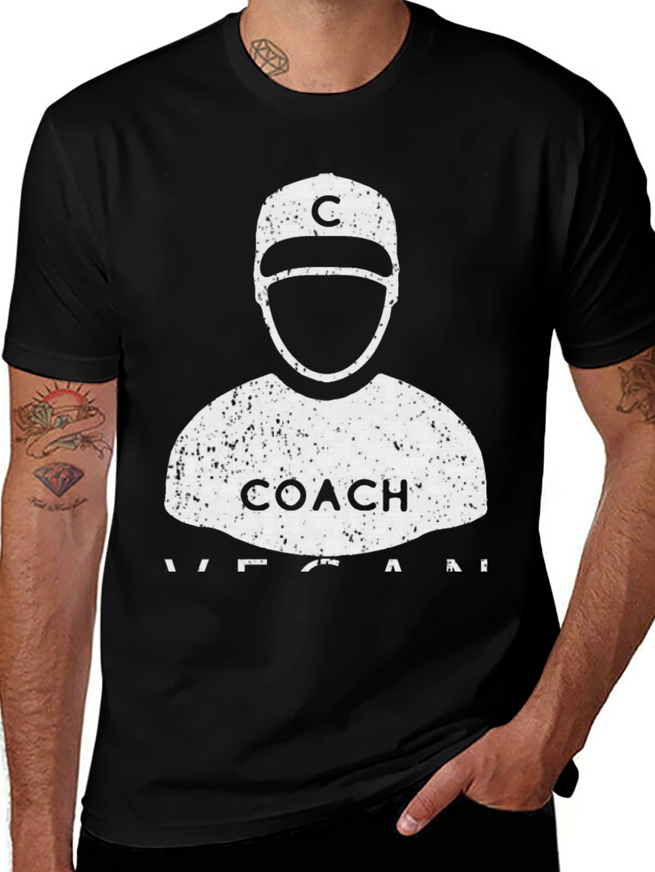 Vegan Coach Graphic T-Shirt - Unisex Fit