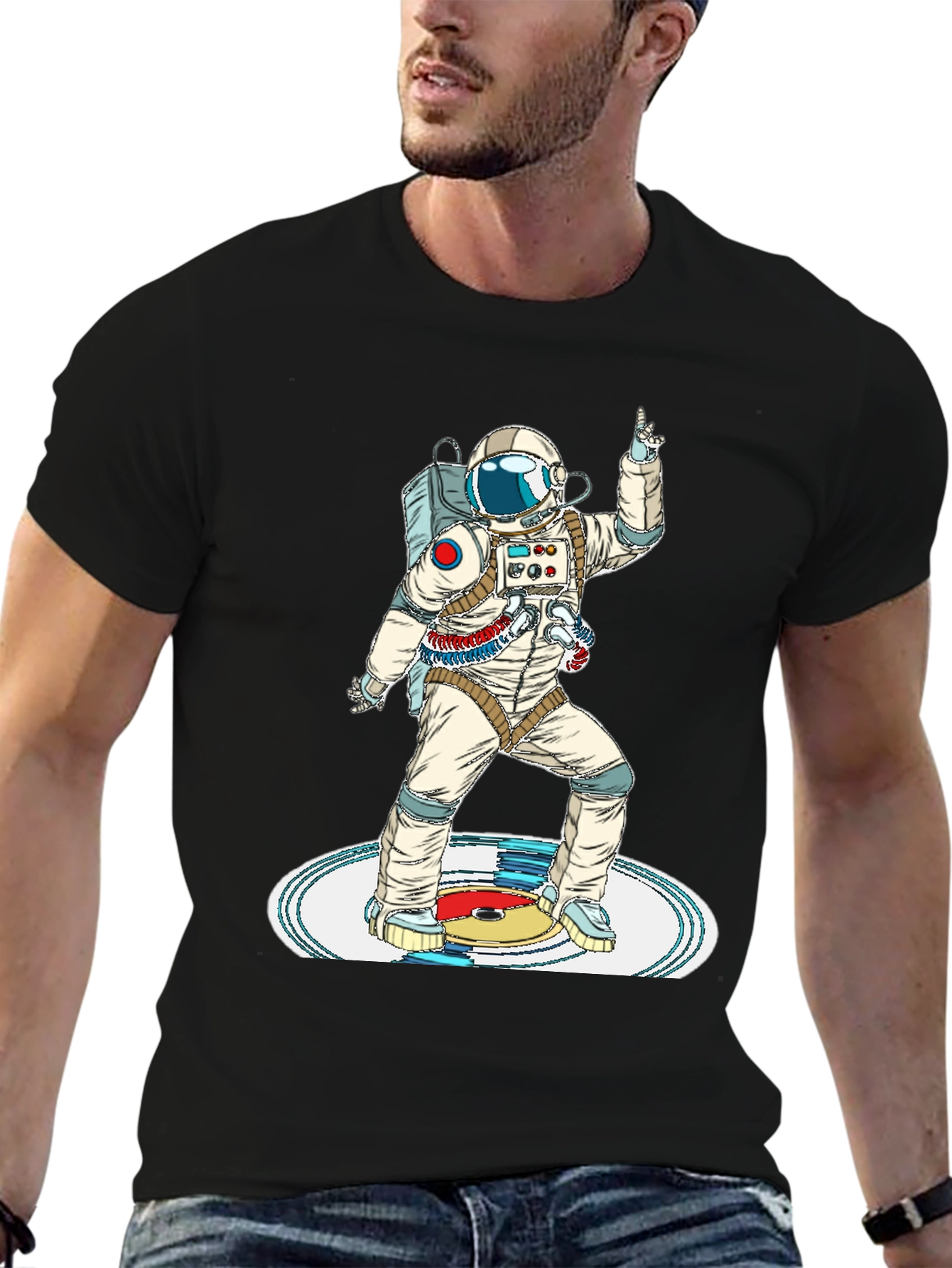 Astronaut DJ Graphic Tee