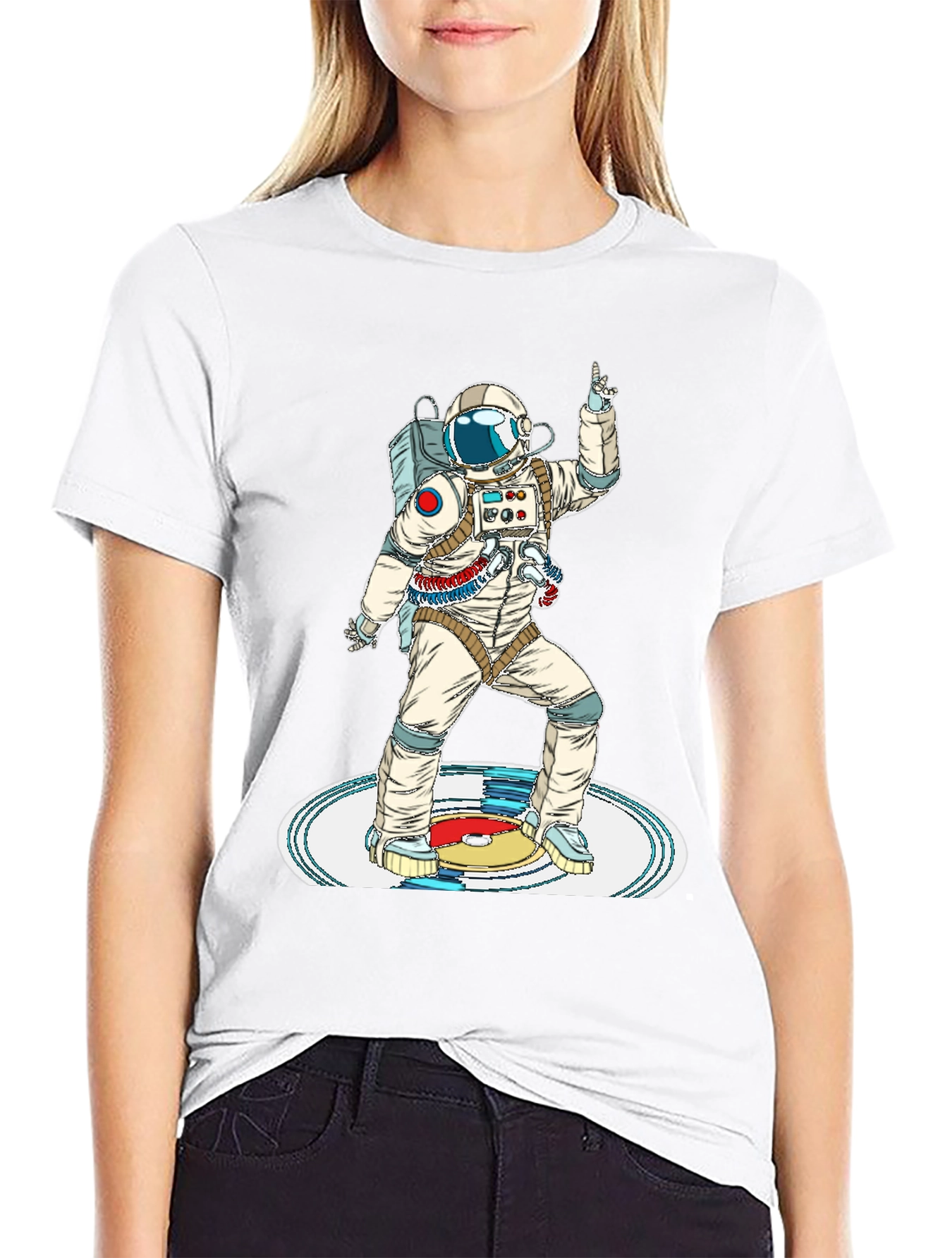 Astronaut DJ Graphic Tee