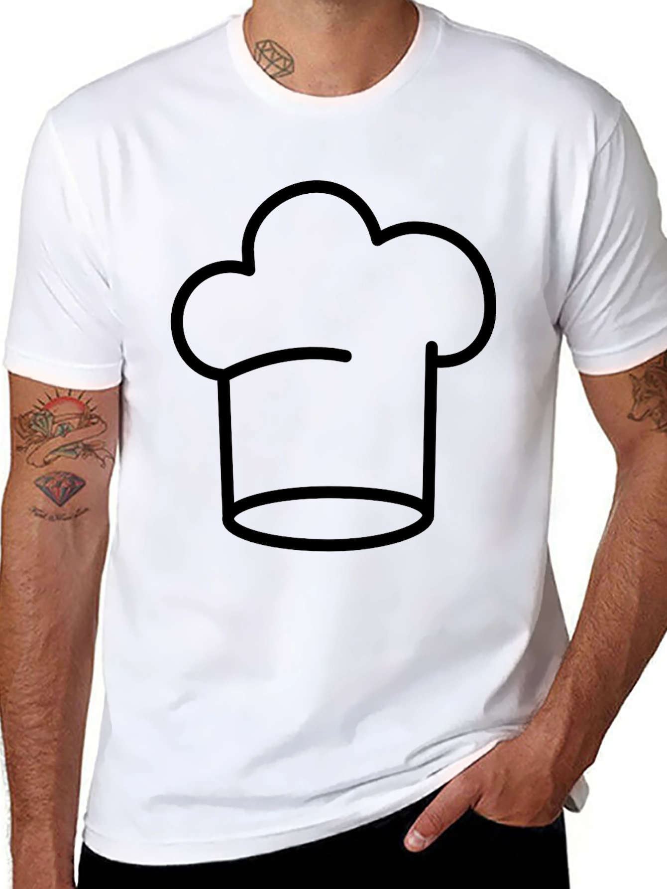 Chef Hat Graphic Tee - Culinary T-Shirt