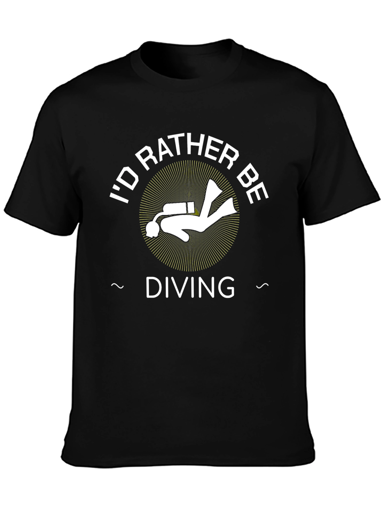 Diving T-Shirt - Id Rather Be Diving Tee