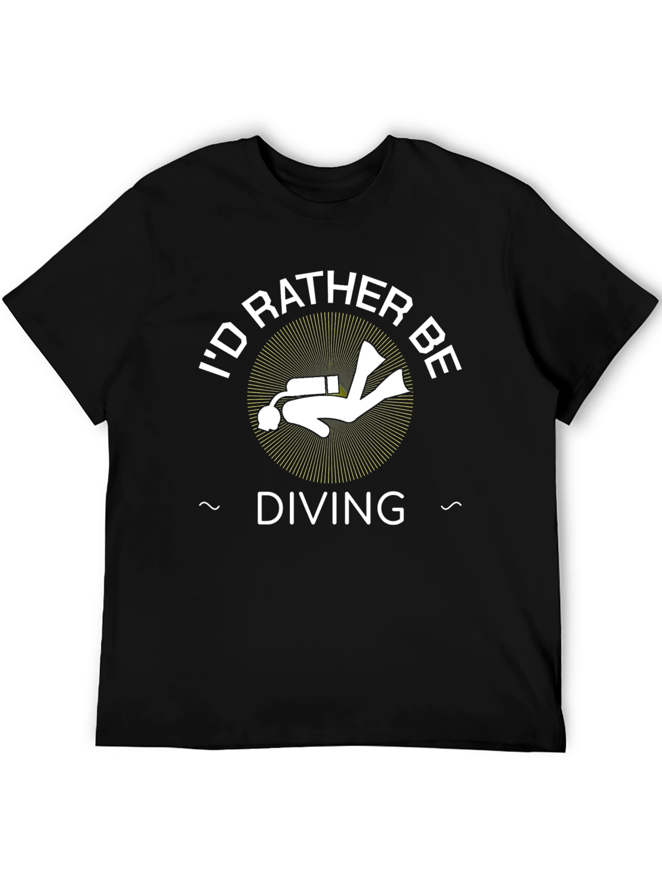 Diving T-Shirt - Id Rather Be Diving Tee