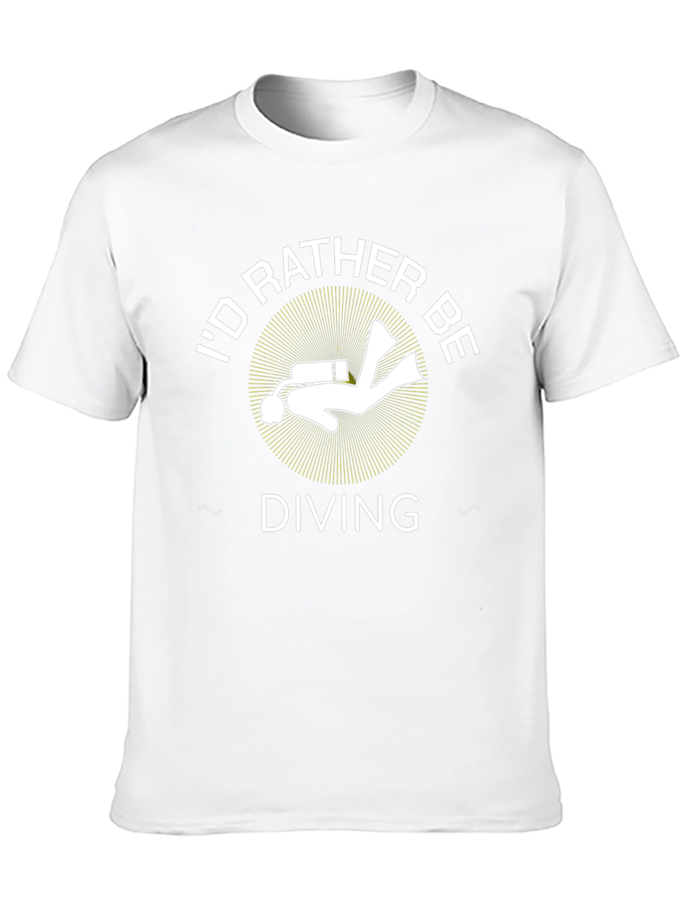 Diving T-Shirt - Id Rather Be Diving Tee