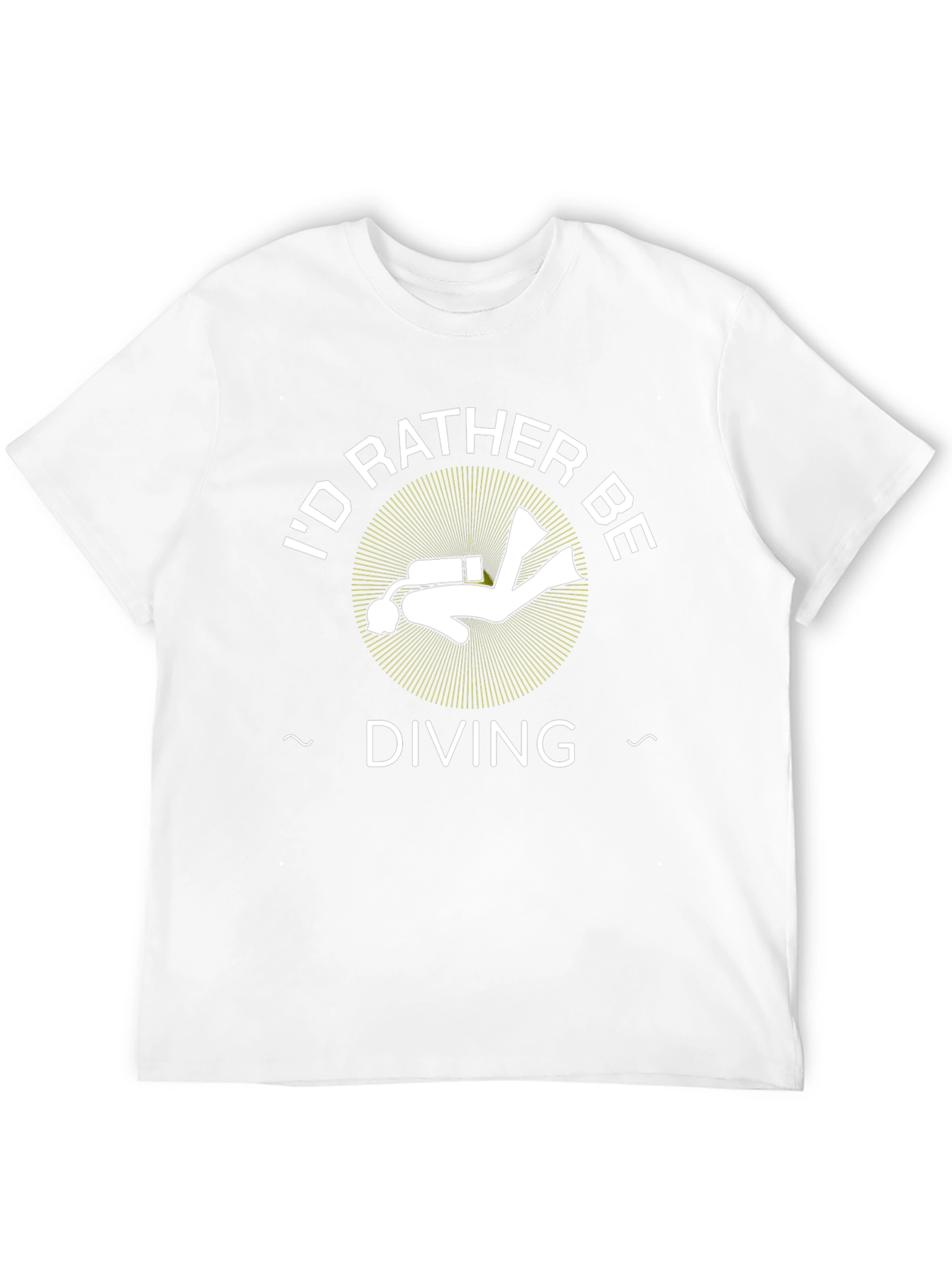 Diving T-Shirt - Id Rather Be Diving Tee