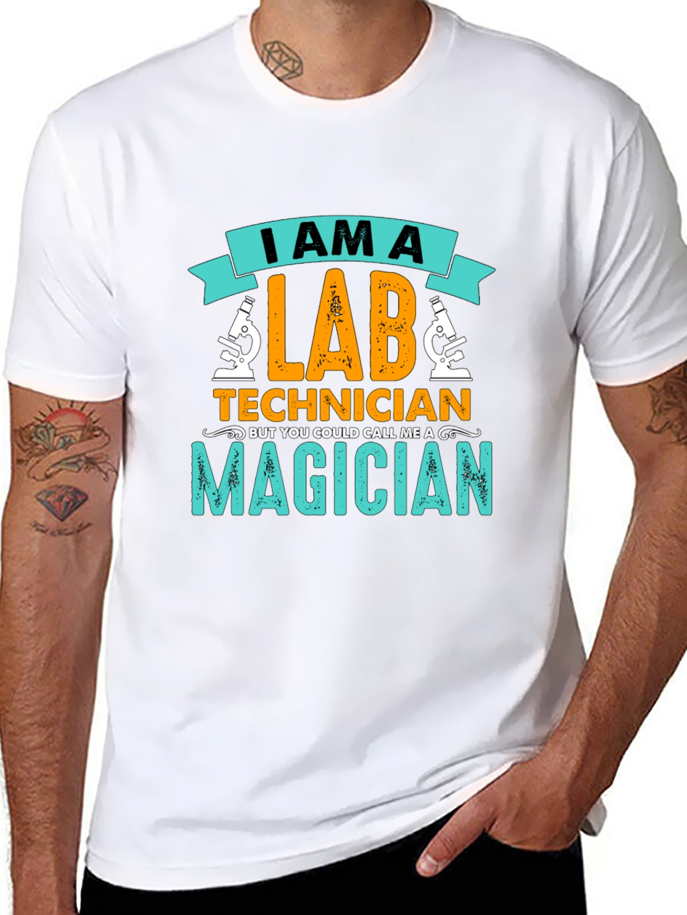 Lab Technician Magician T-Shirt Science Tee