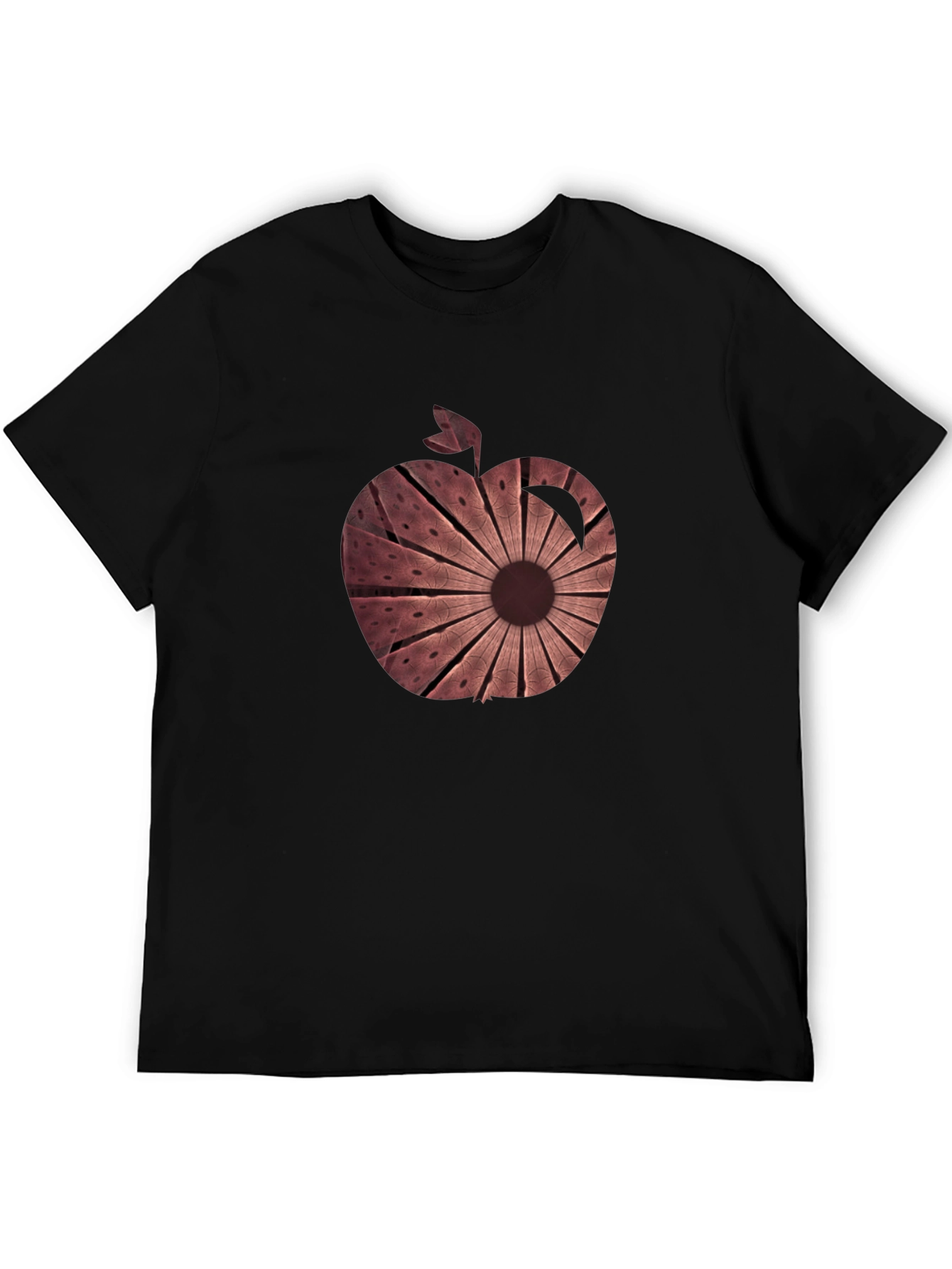 Abstract Apple Graphic Tee - Unique Design