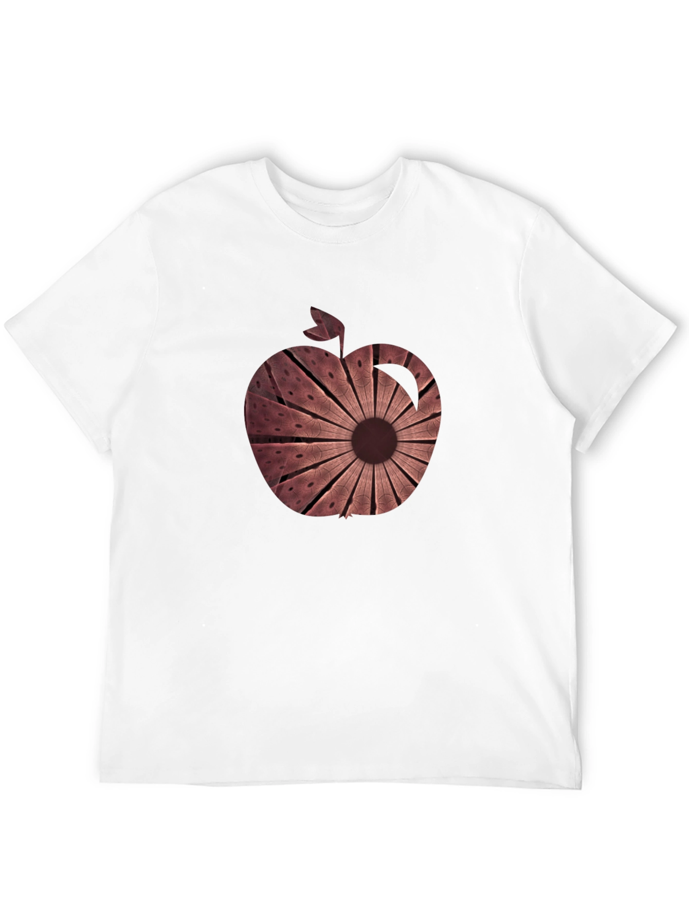 Abstract Apple Graphic Tee - Unique Design