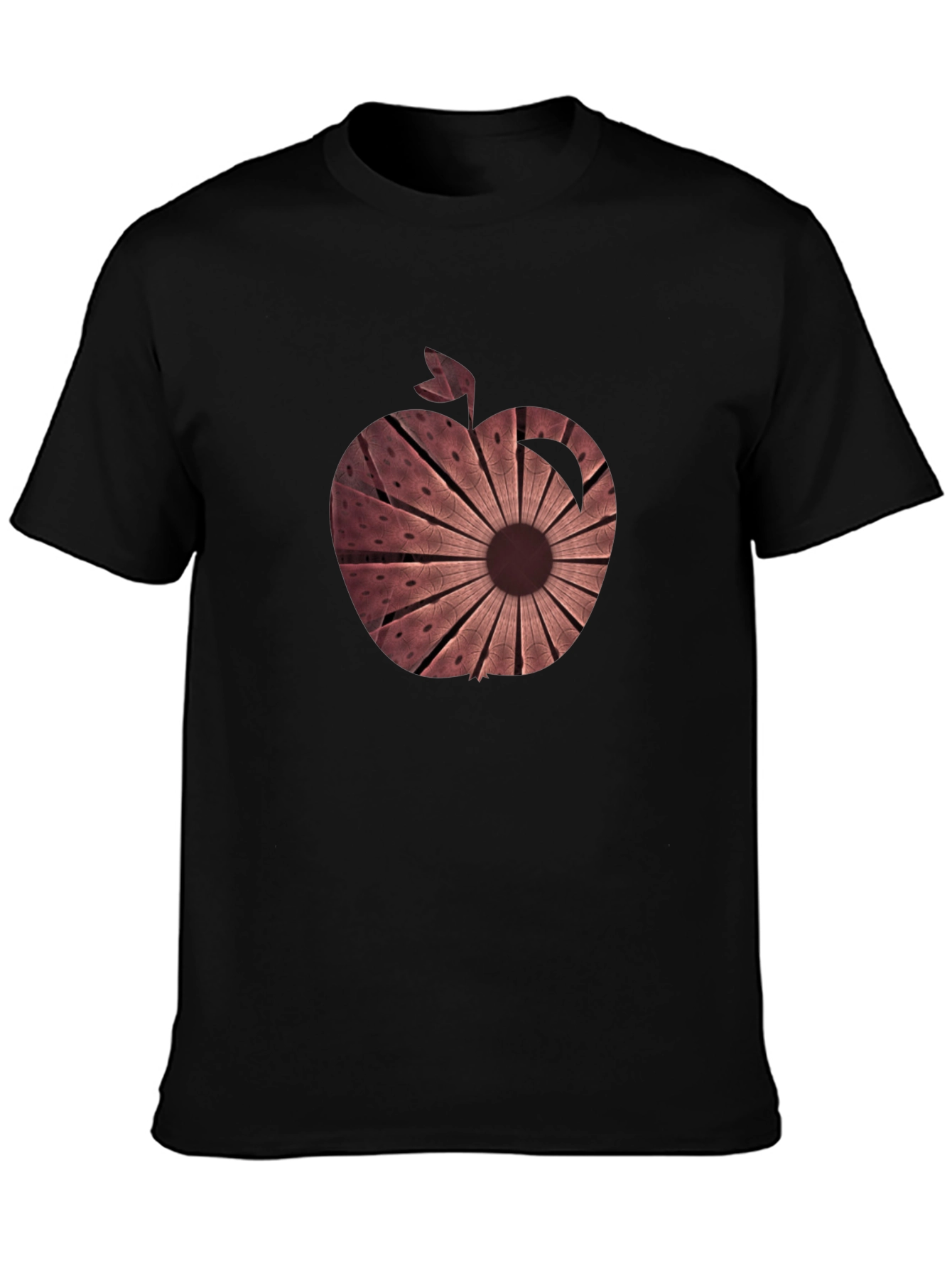 Abstract Apple Graphic Tee - Unique Design