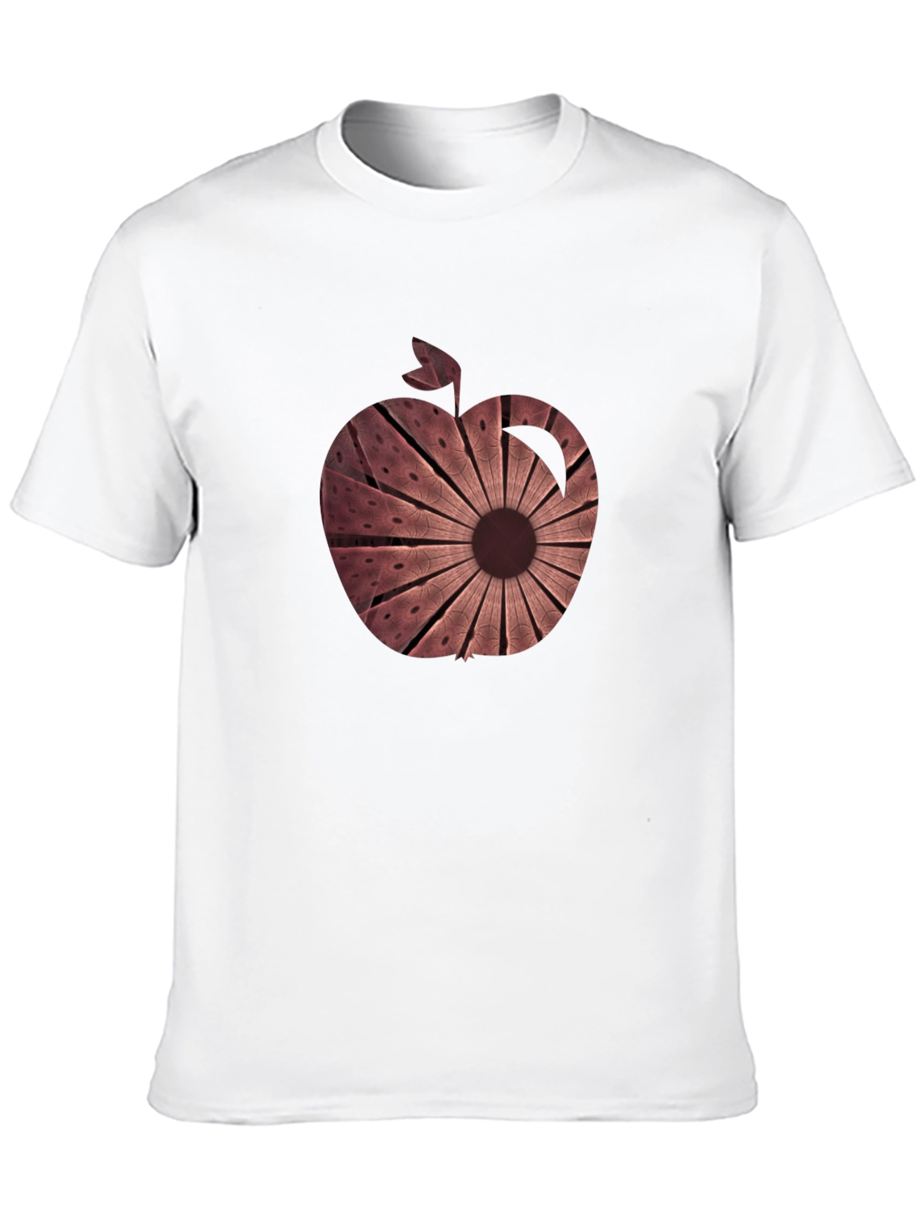 Abstract Apple Graphic Tee - Unique Design