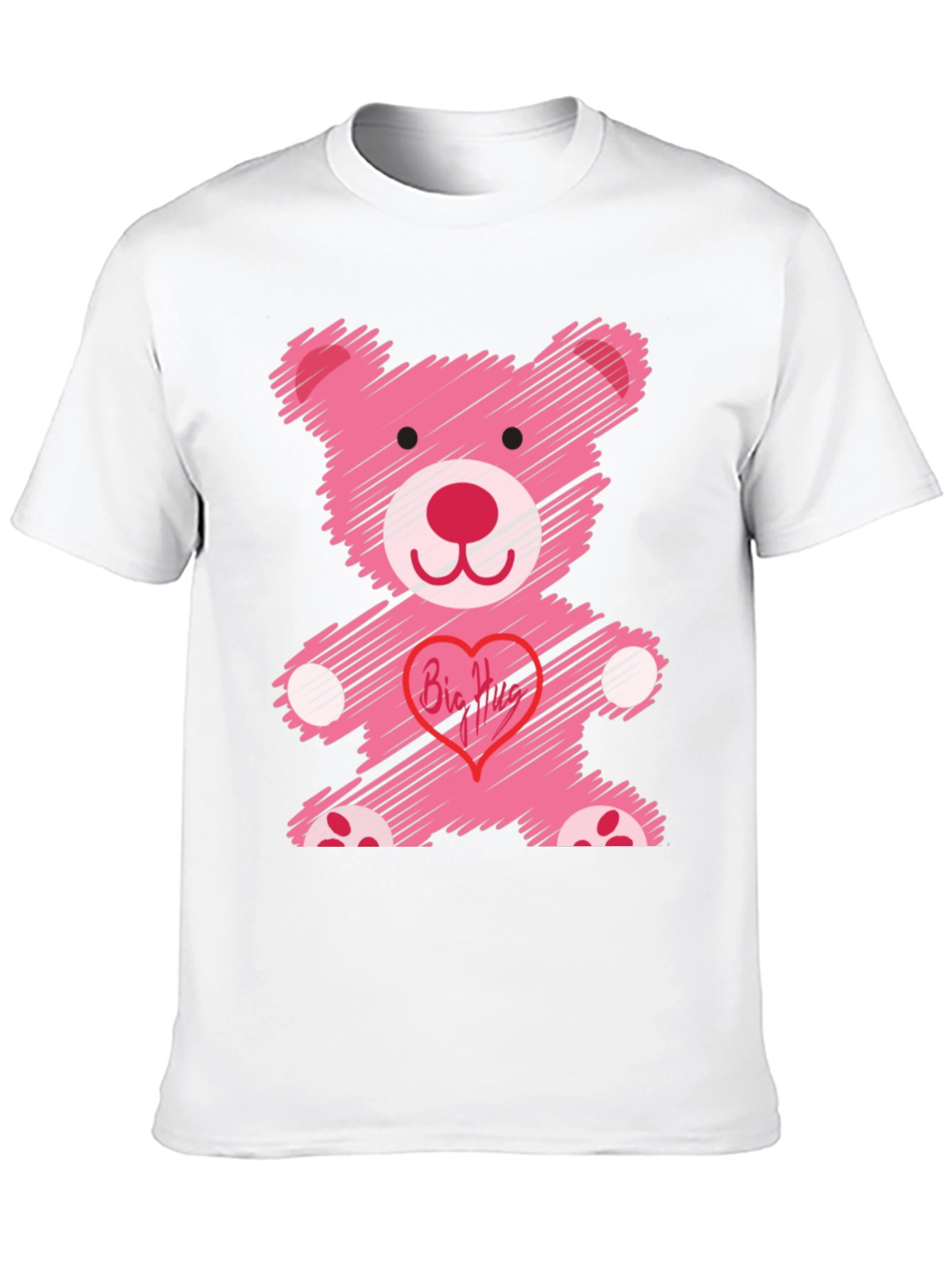 Cute Teddy Bear Graphic T-Shirt