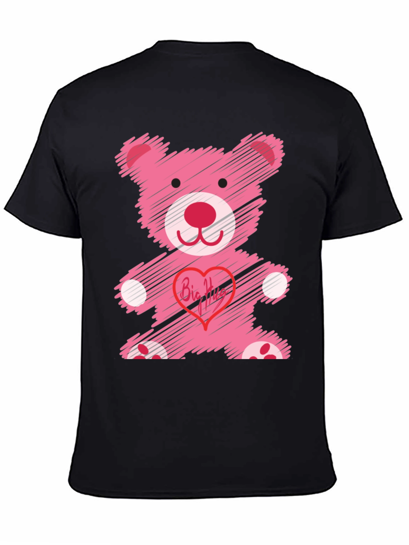 Cute Teddy Bear Graphic T-Shirt