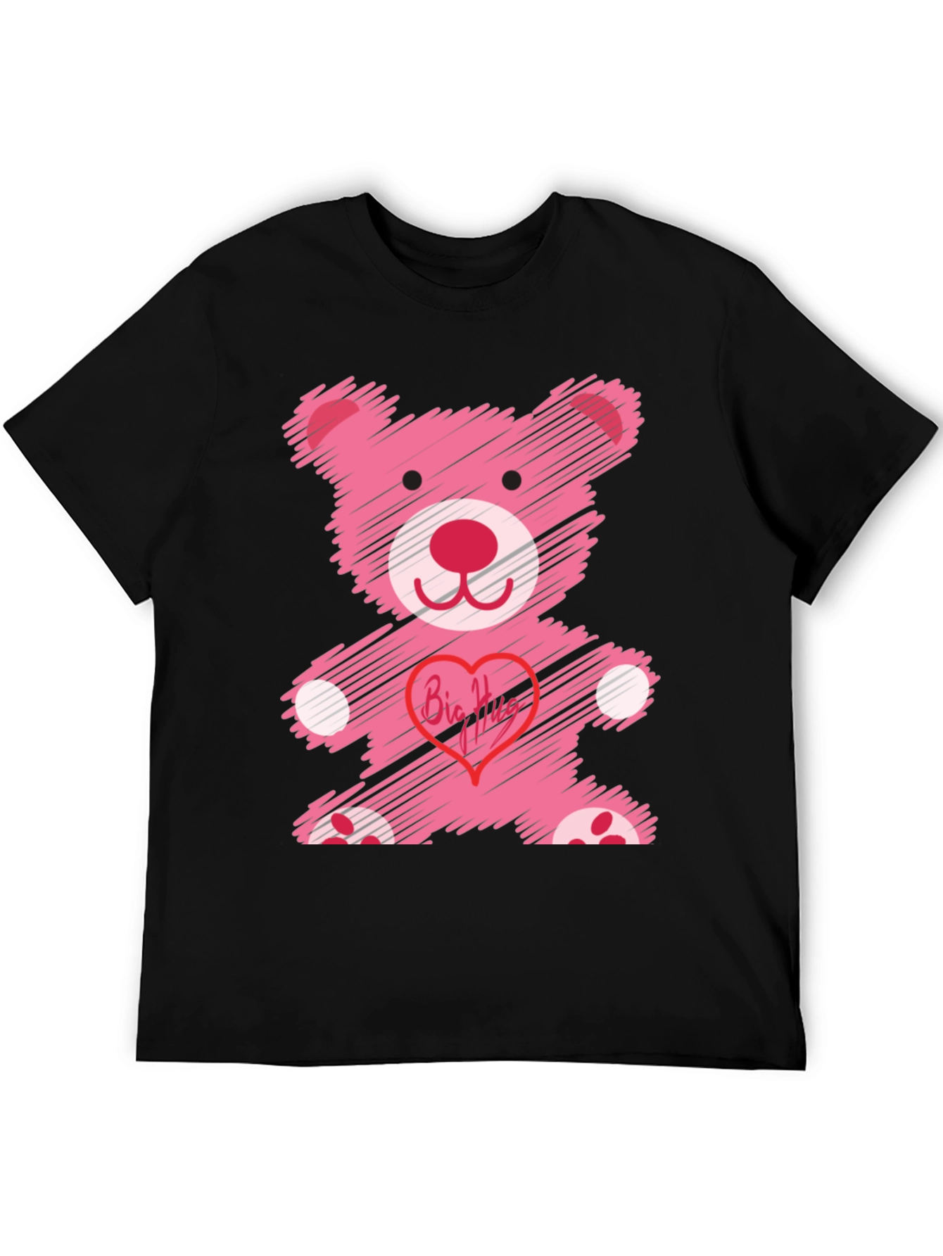 Cute Teddy Bear Graphic T-Shirt