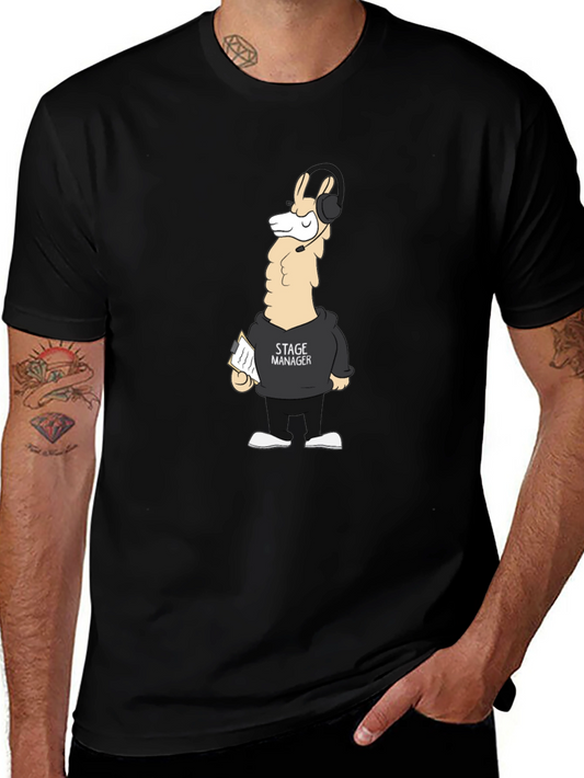 Stage Manager Llama T-Shirt - Unique Design