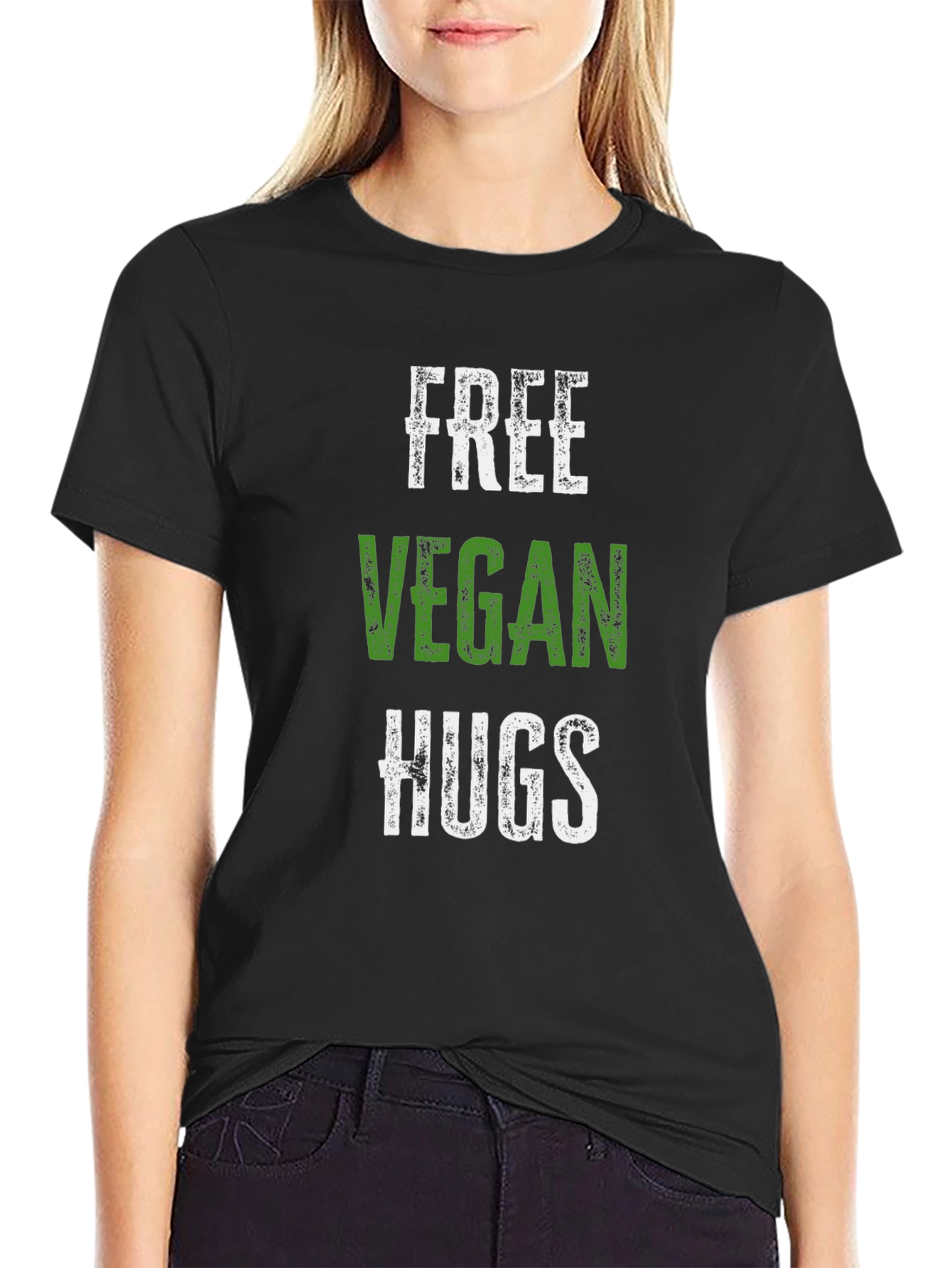 Free Vegan Hugs T-Shirt - Soft Cotton Tee