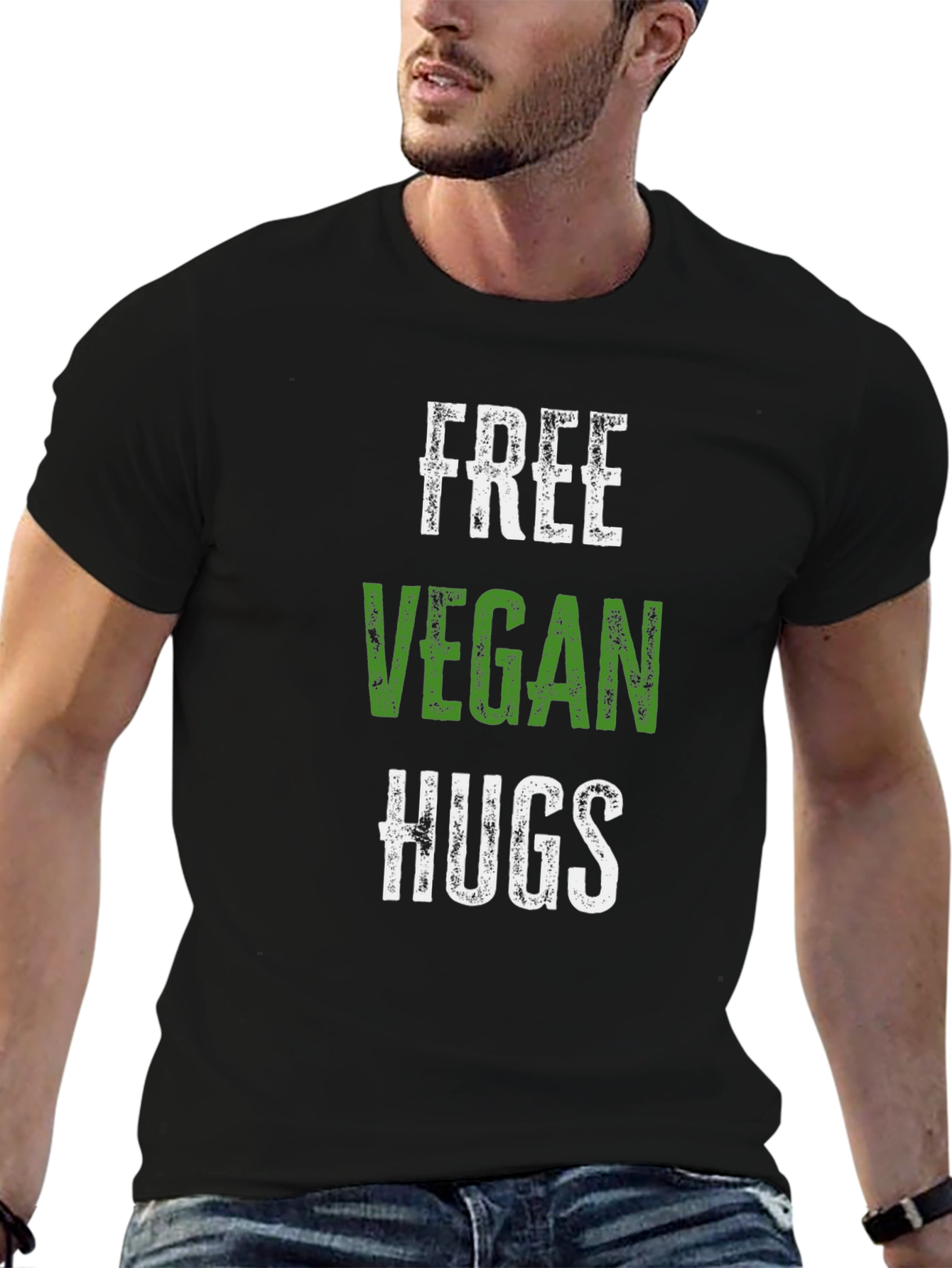 Free Vegan Hugs T-Shirt - Soft Cotton Tee