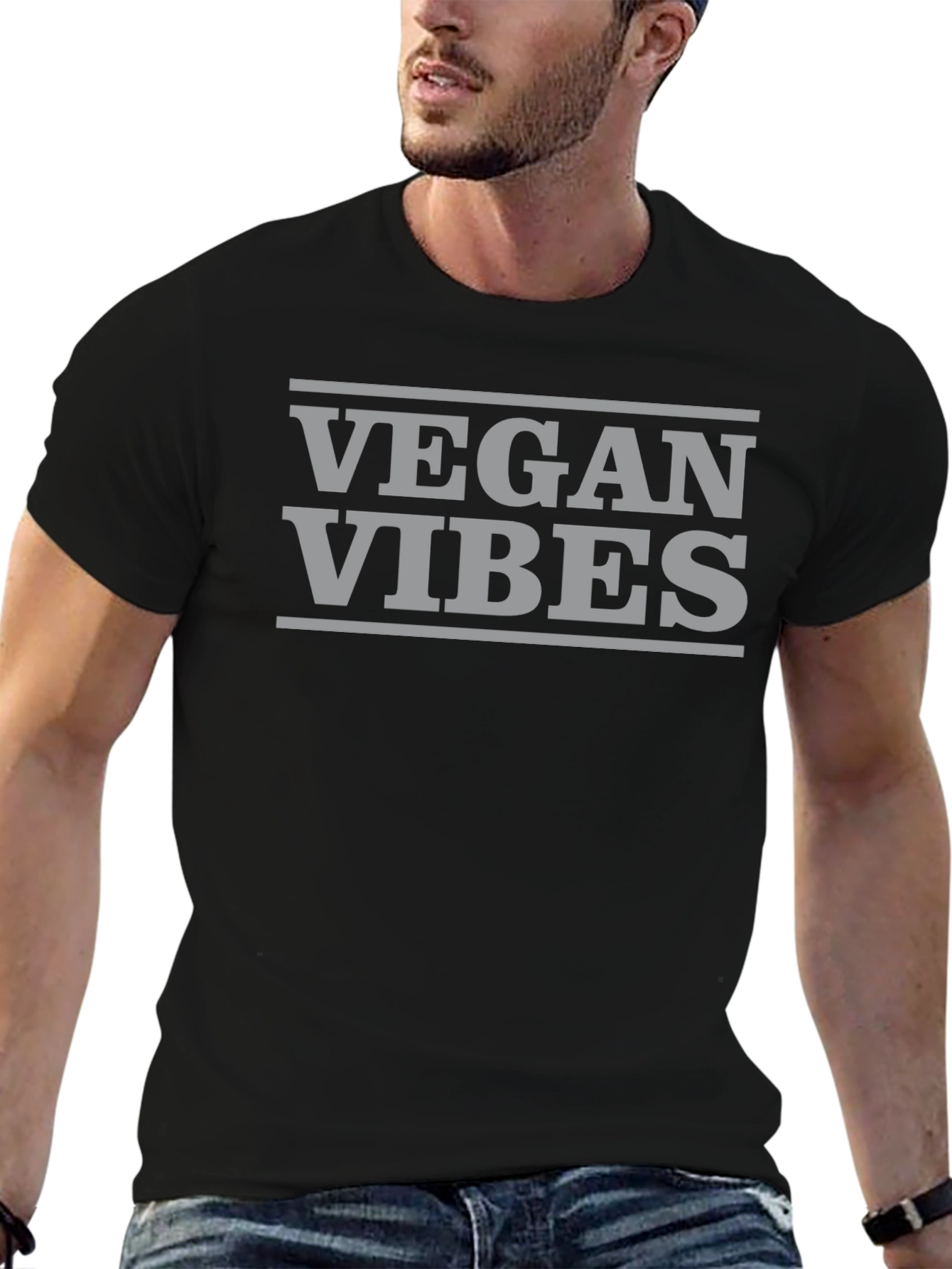 Vegan Vibes Black T-Shirt