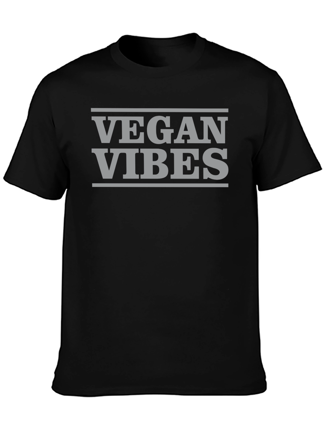 Vegan Vibes Black T-Shirt