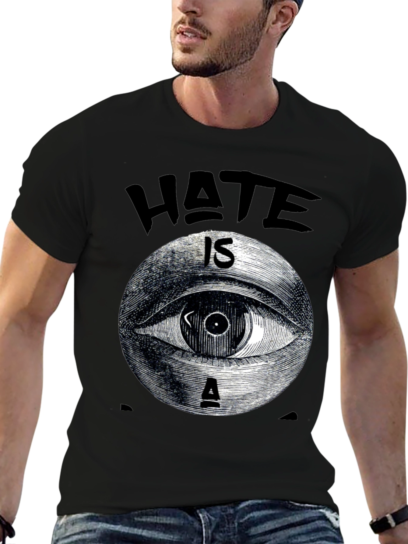 Hate is a Virus Graphic Tee