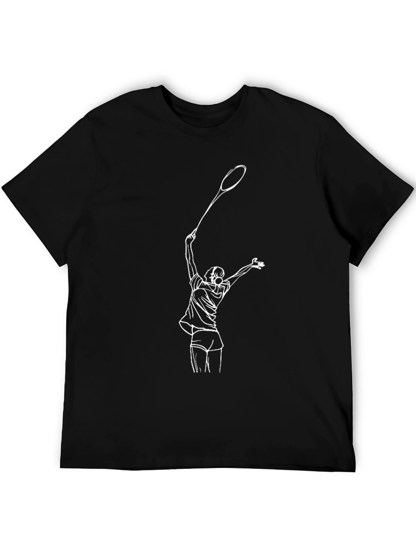 Tennis Player Graphic Tee - Serve Up Style
