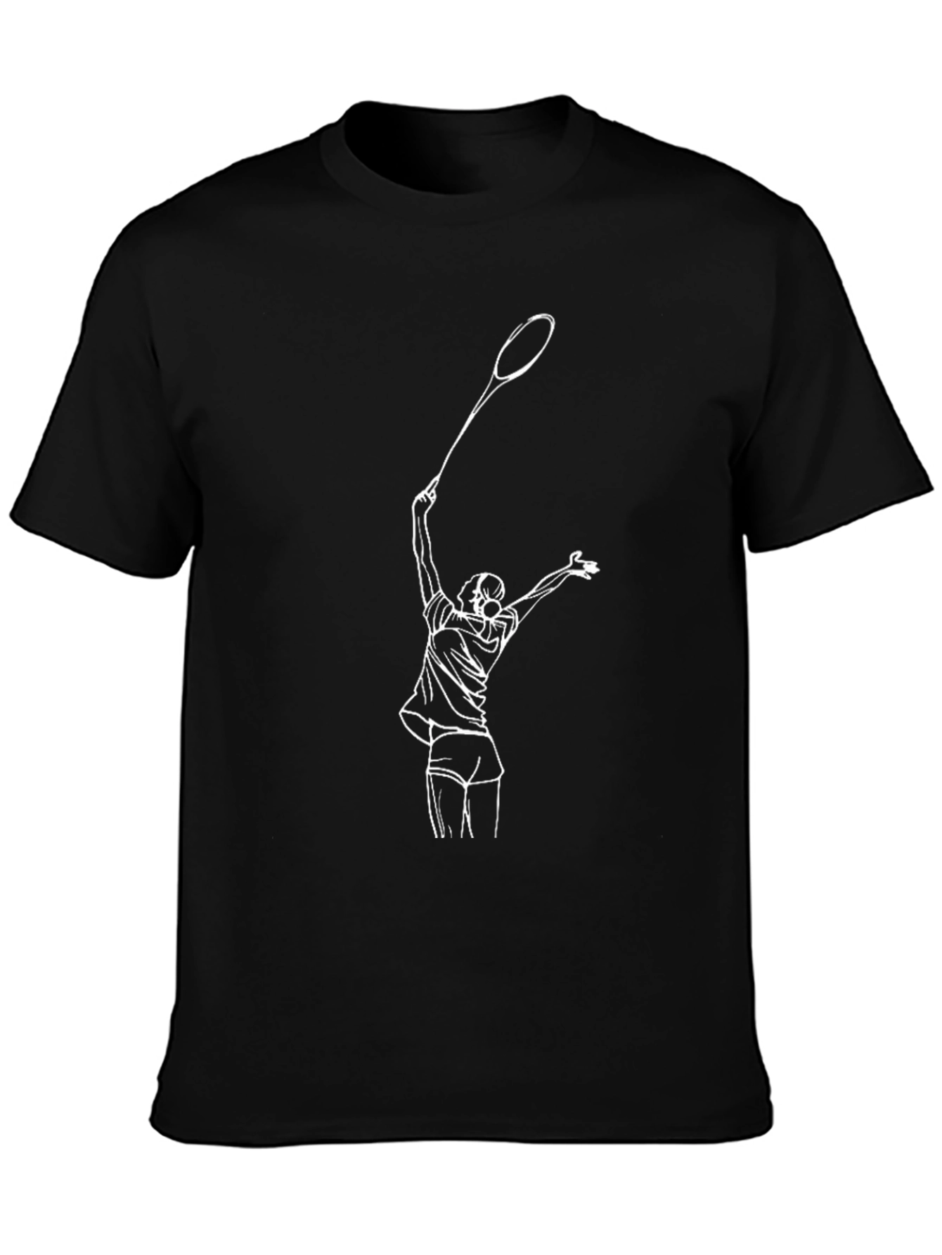Tennis Player Graphic Tee - Serve Up Style