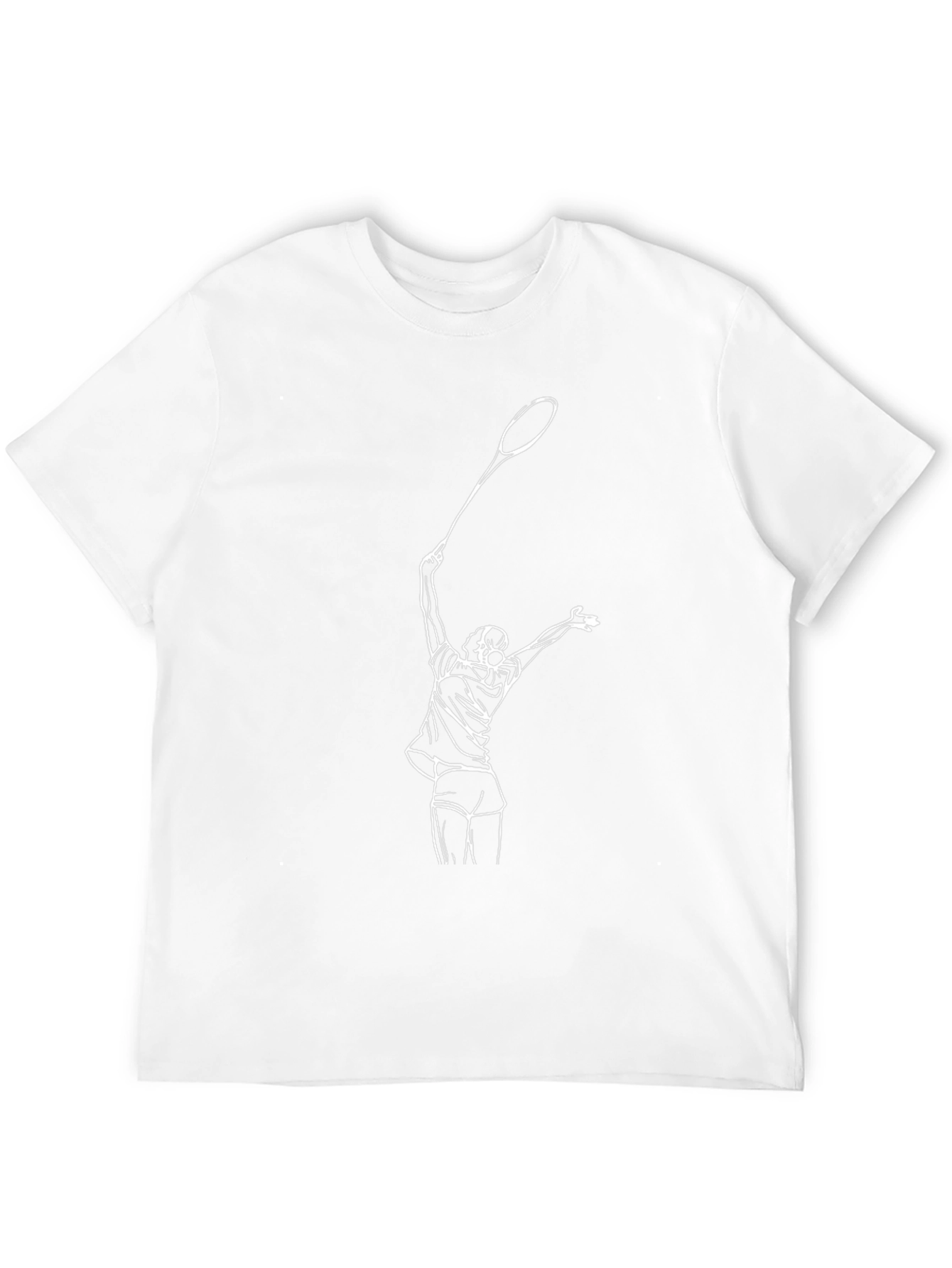 Tennis Player Graphic Tee - Serve Up Style